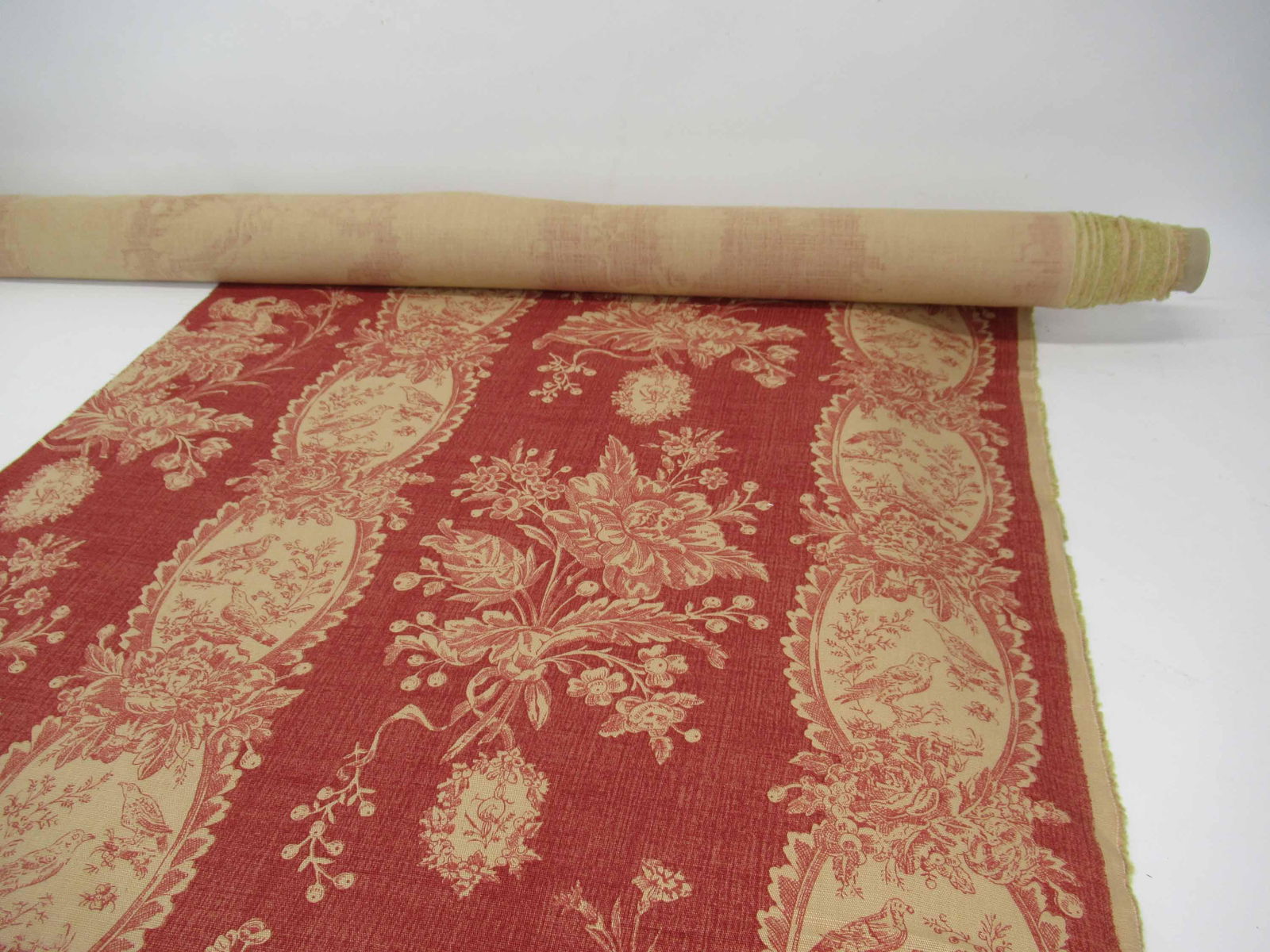 Zimmer Rohde Red Toile Fabric Bolt (1 of 2)