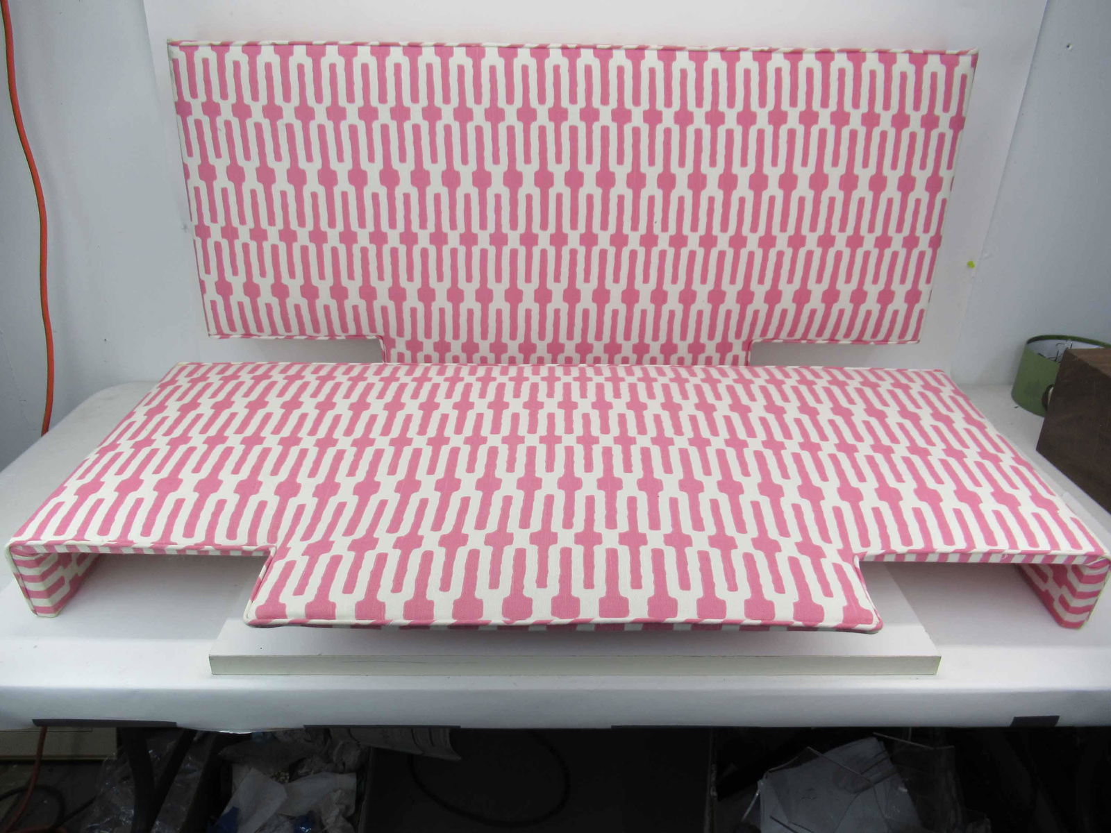 Pair of Custom Fabric Window Valences (1 of 4)