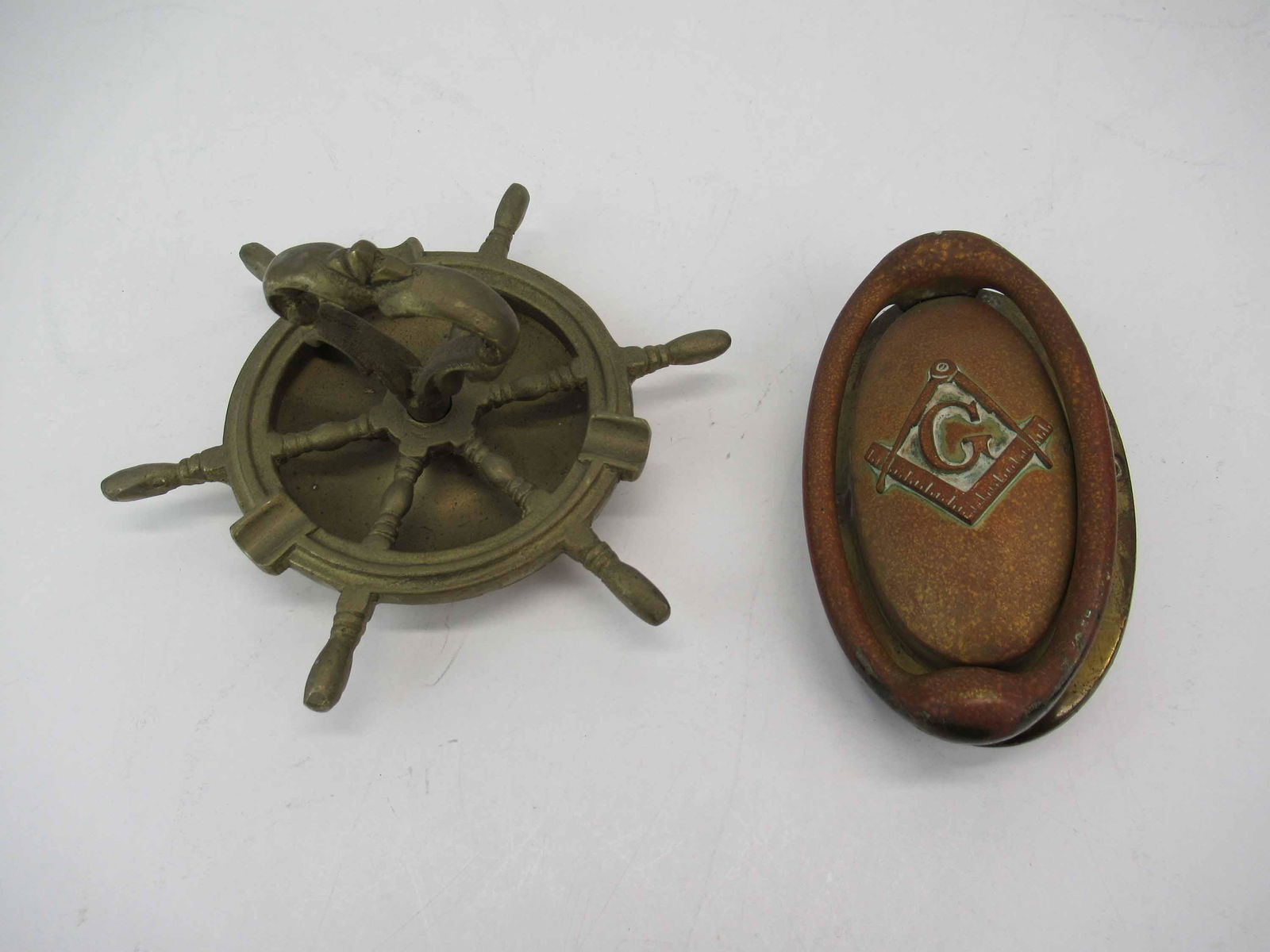 Masonic Freemason Brass Door Knocker (1 of 4)