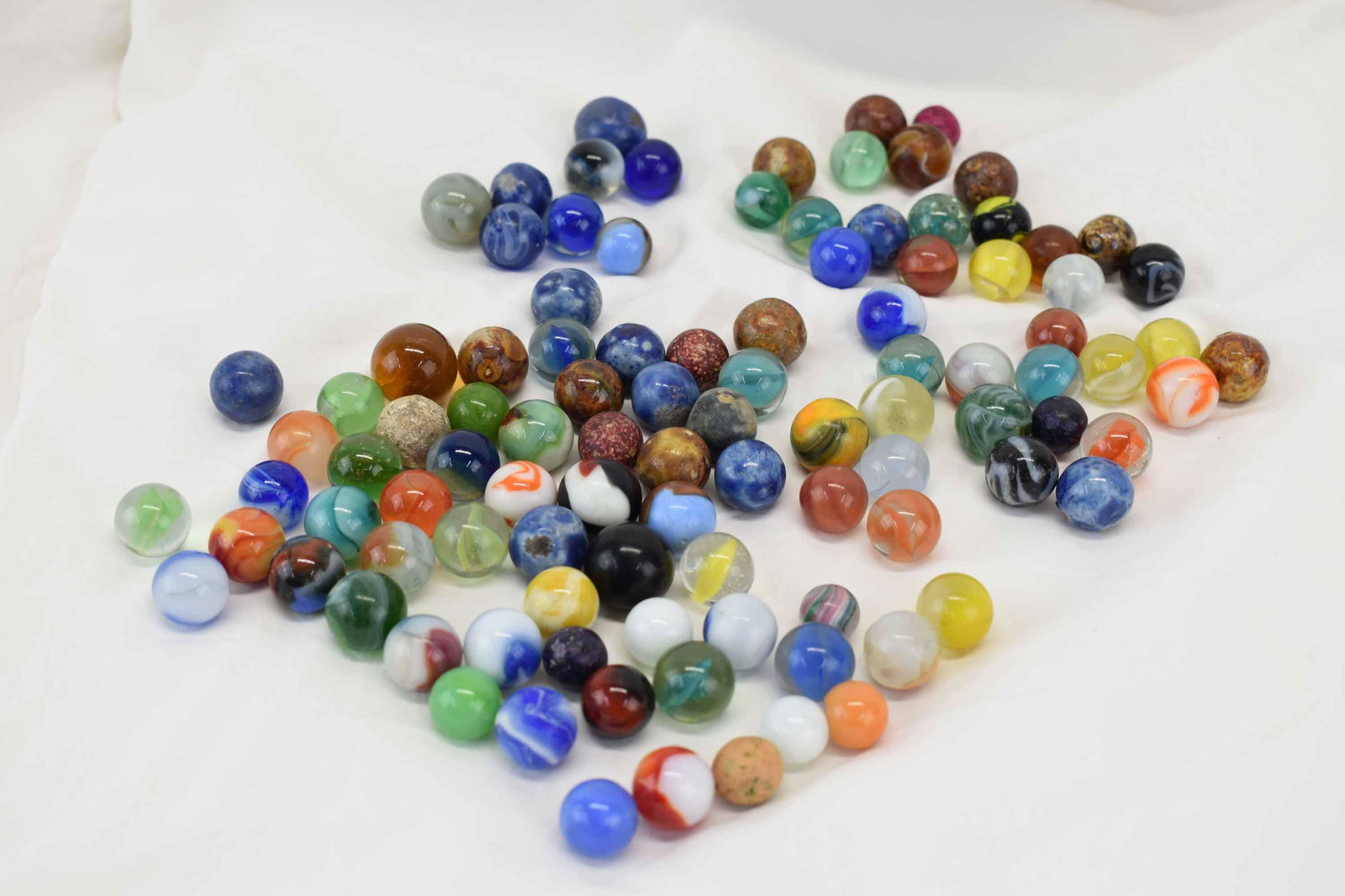 Group of Assorted Vintage and Antique Marbles (1 of 2)