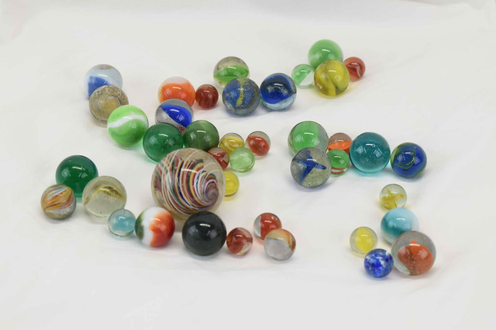 Group of Assorted Vintage and Antique Marbles (1 of 2)