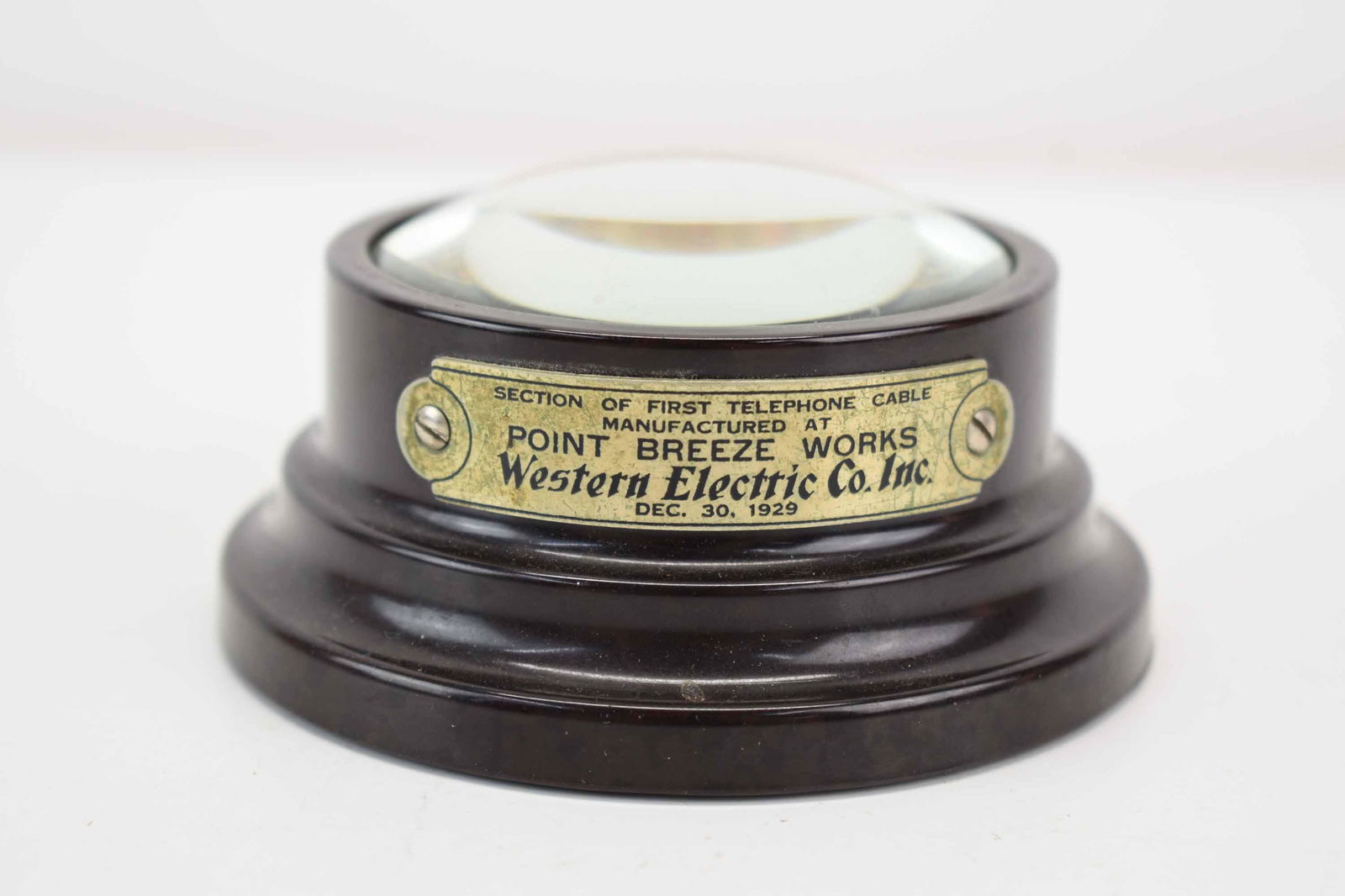 Vintage Western Electric Co. Paperweight (1 of 4)