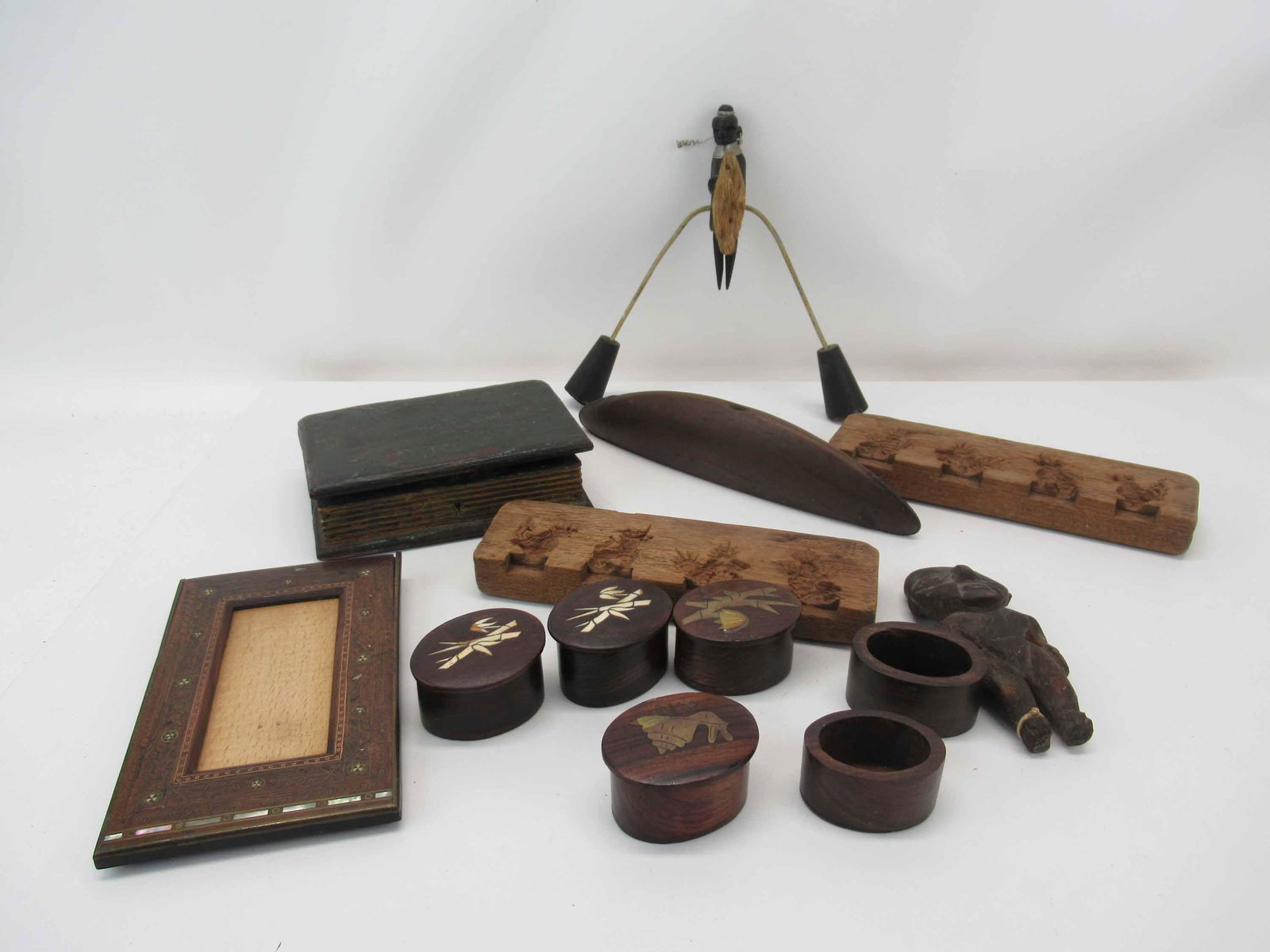 Group of Assorted Wooden Table Articles (1 of 7)