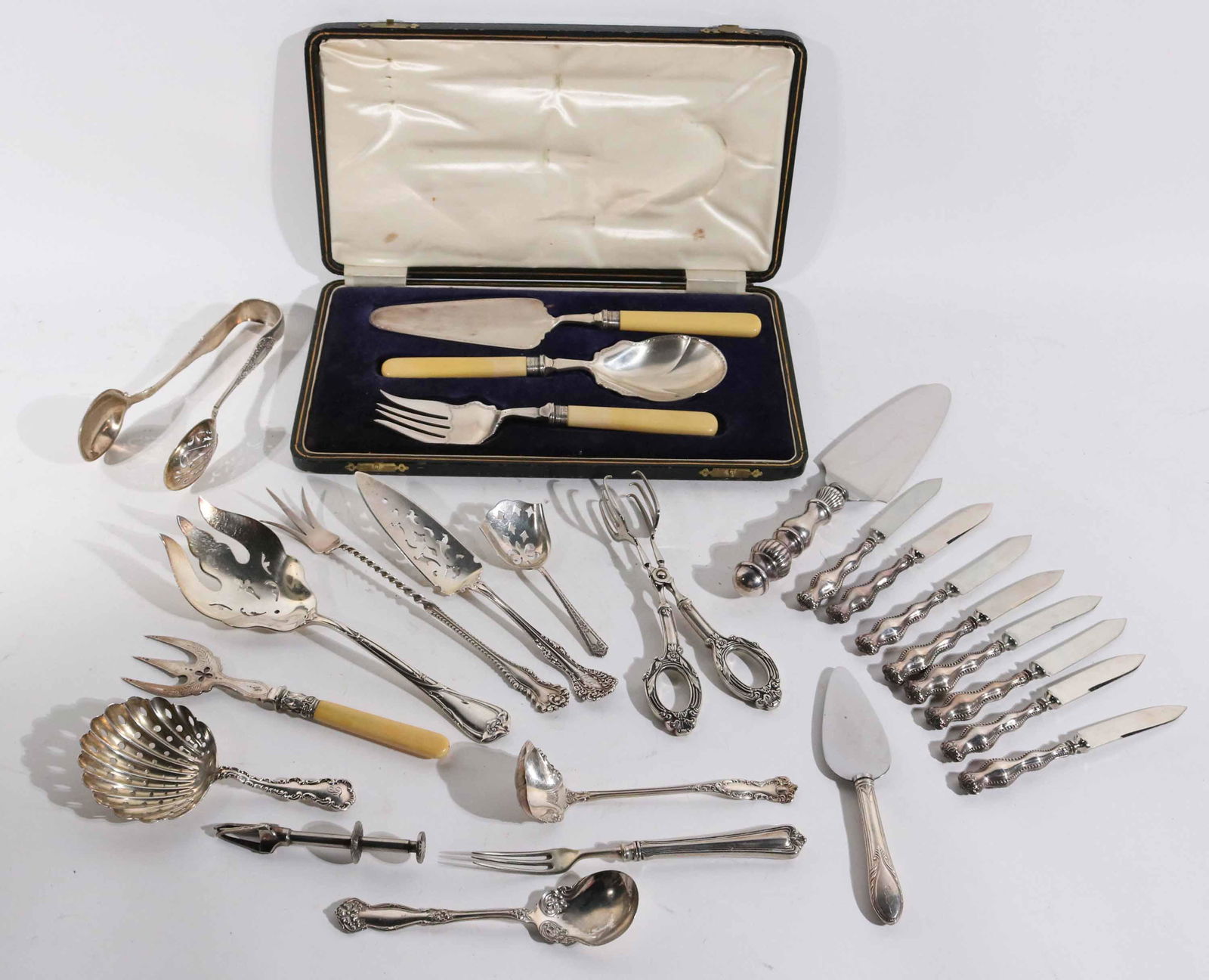 Alvin Sterling "Florentine" Pattern Jelly Knife (1 of 6)