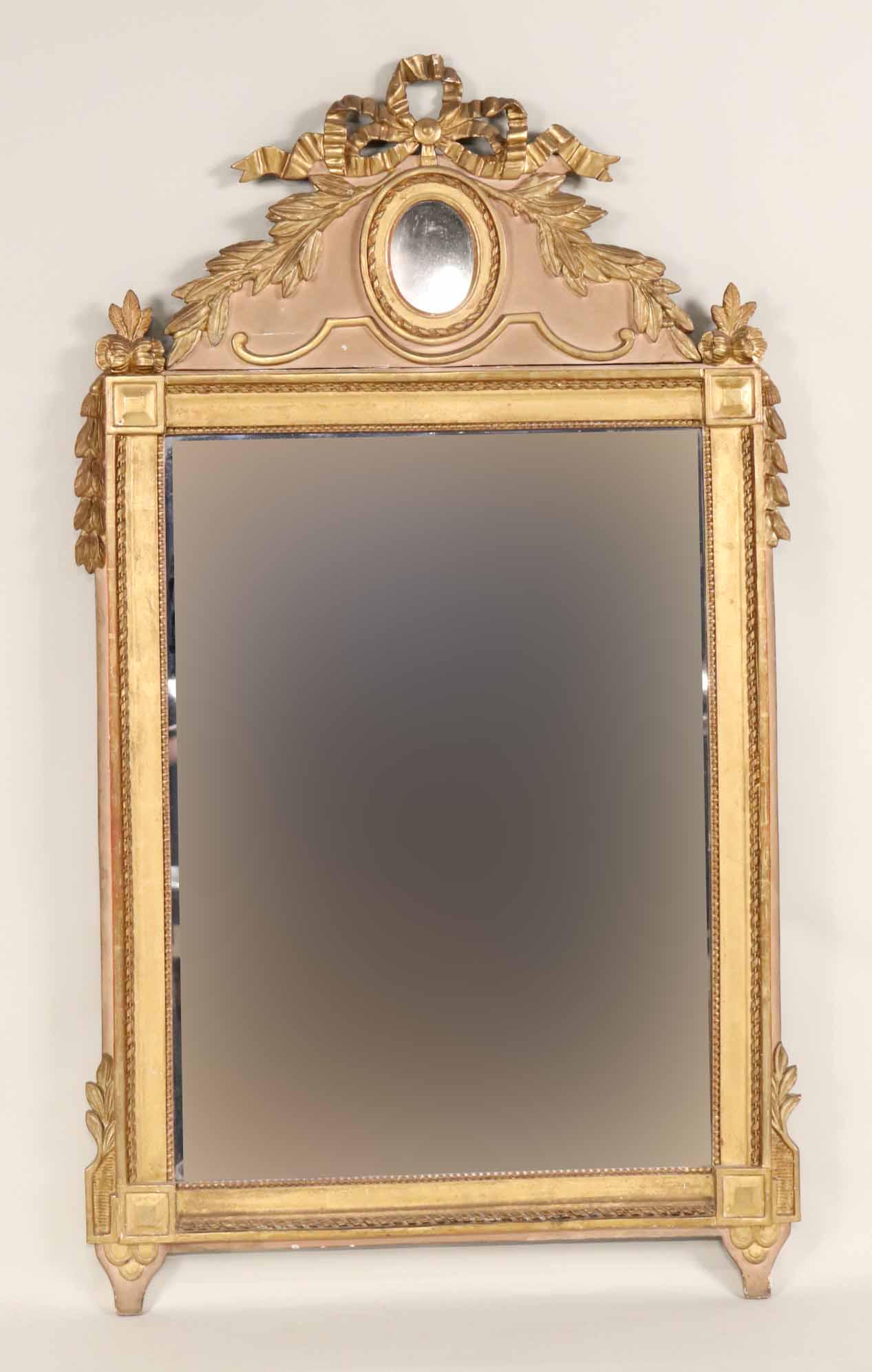 Louis XVI Giltwood Console Mirror (1 of 10)