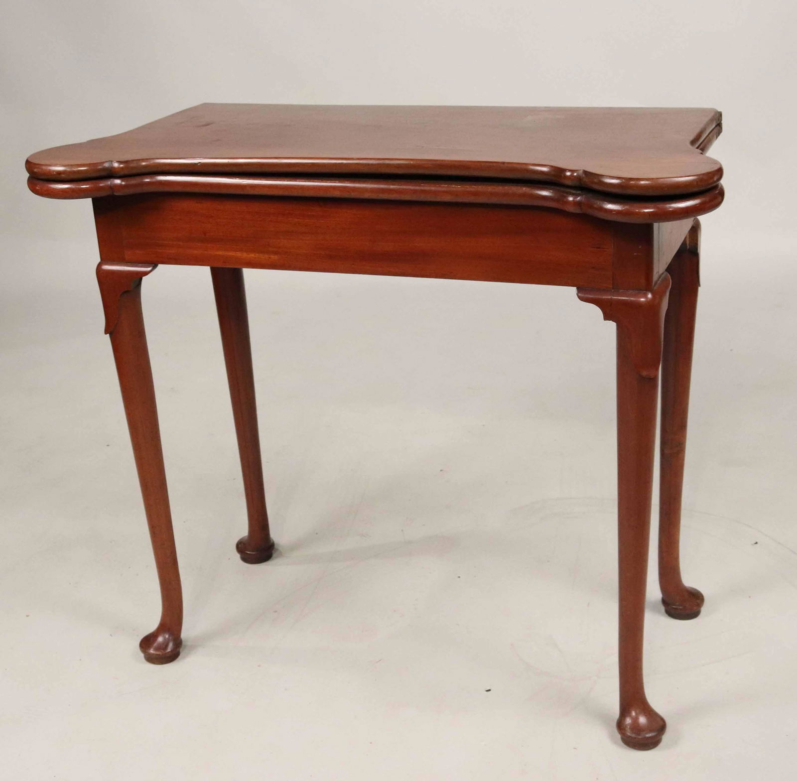 George I Mahogany Turret Top Card Table (1 of 8)