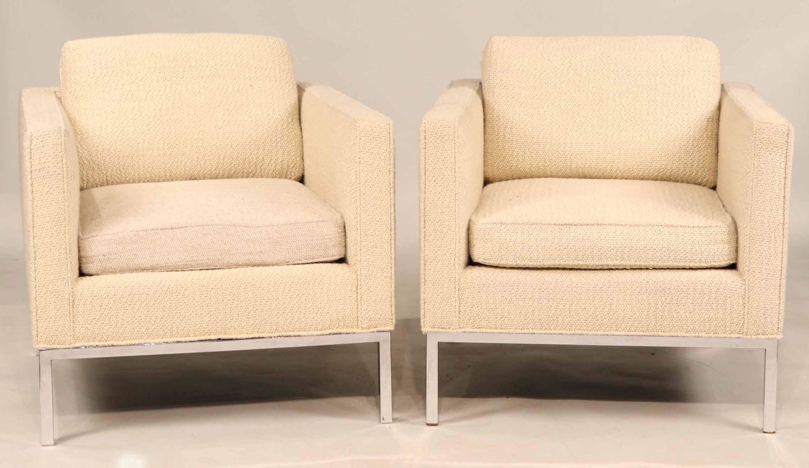 Pair of Contemporary Box Back Armchairs (1 of 8)