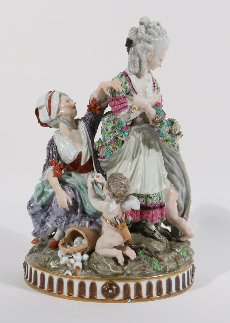 Meissen Porcelain Figural Group "The Broken Eggs" (1 of 6)