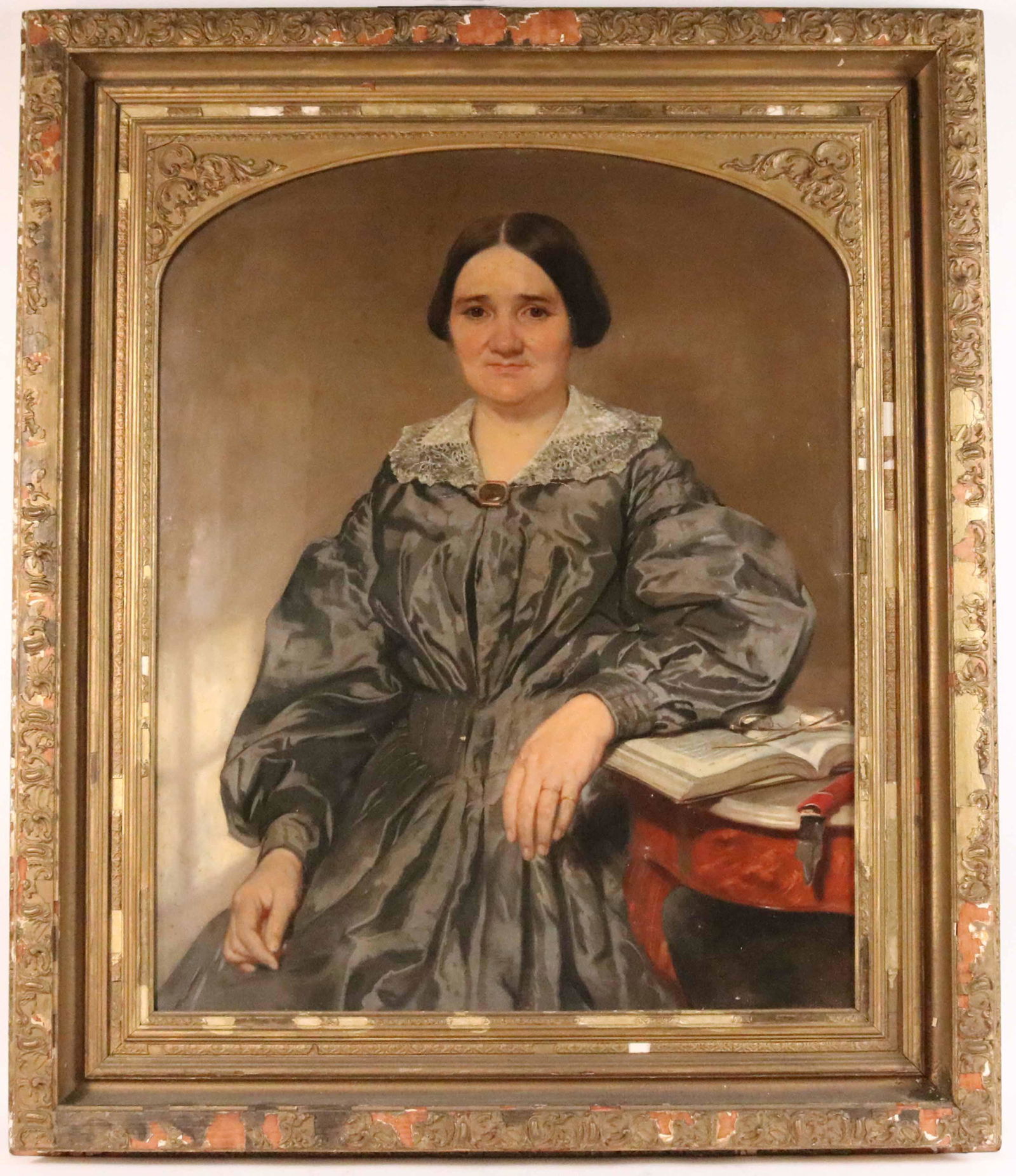 Oil on Canvas, Portrait of a Woman, Seymour Guy (1 of 10)
