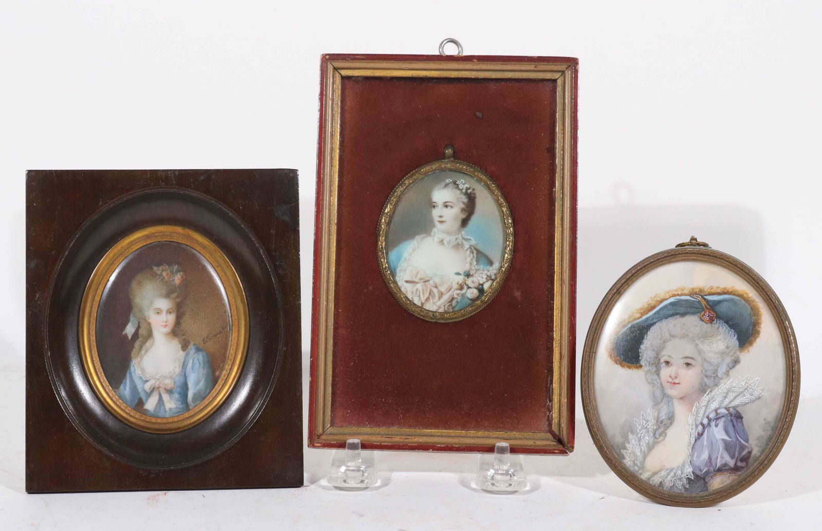 Three Portrait Miniatures of Gentlewomen (1 of 5)