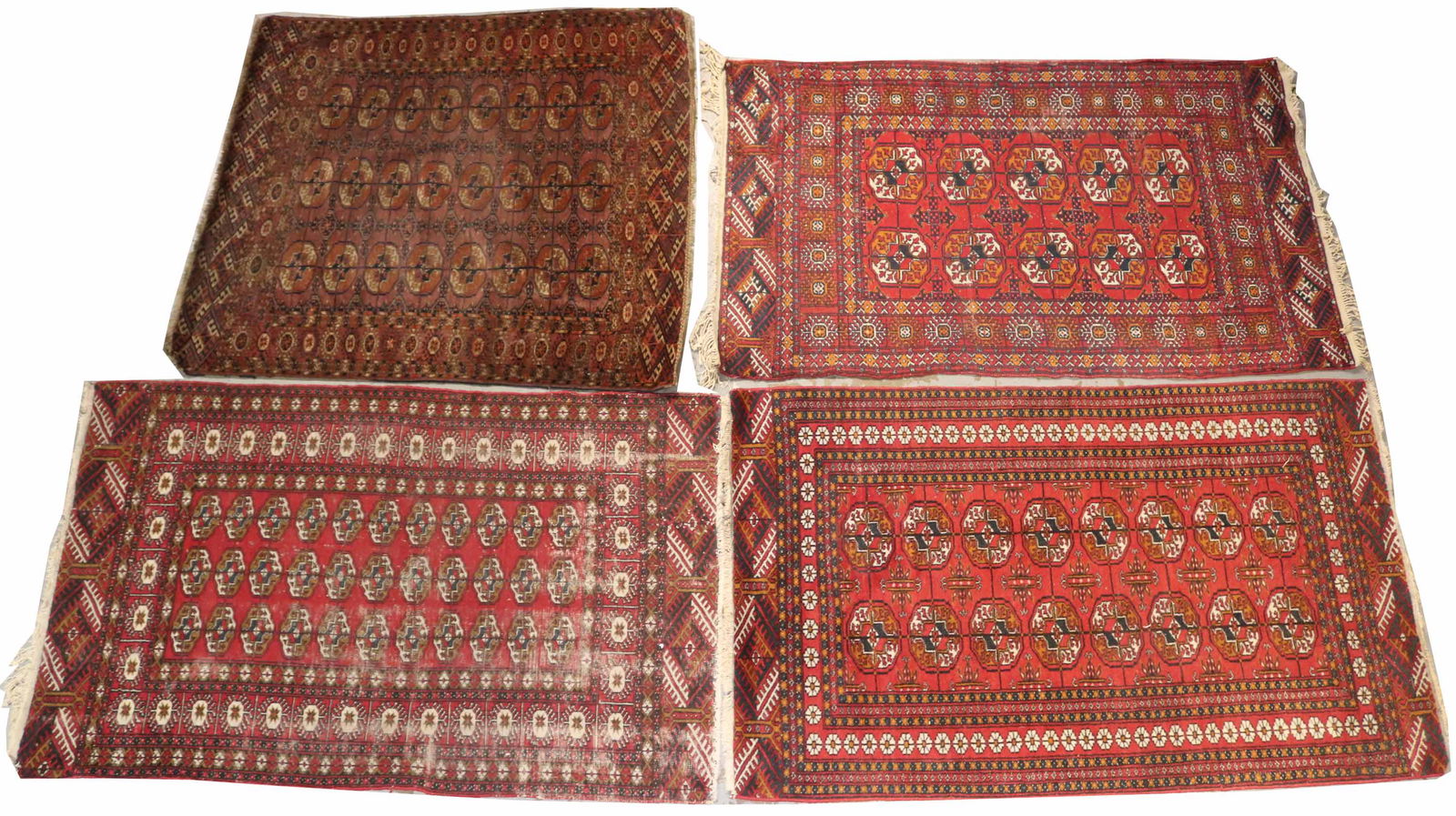 Four Tekke Bokhara Throw Rugs (1 of 11)