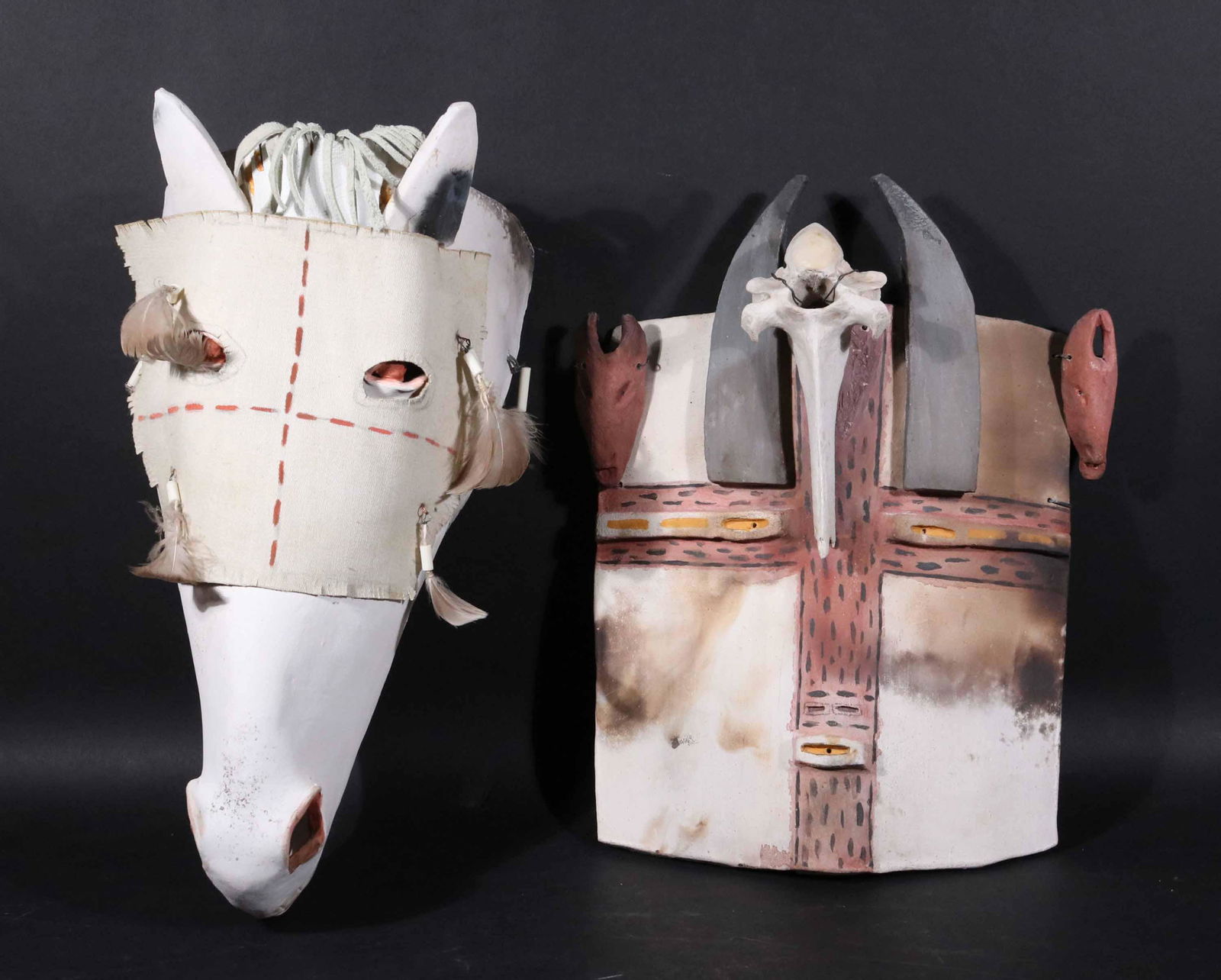 Two Native American Ceramic Wall Plaques (1 of 7)