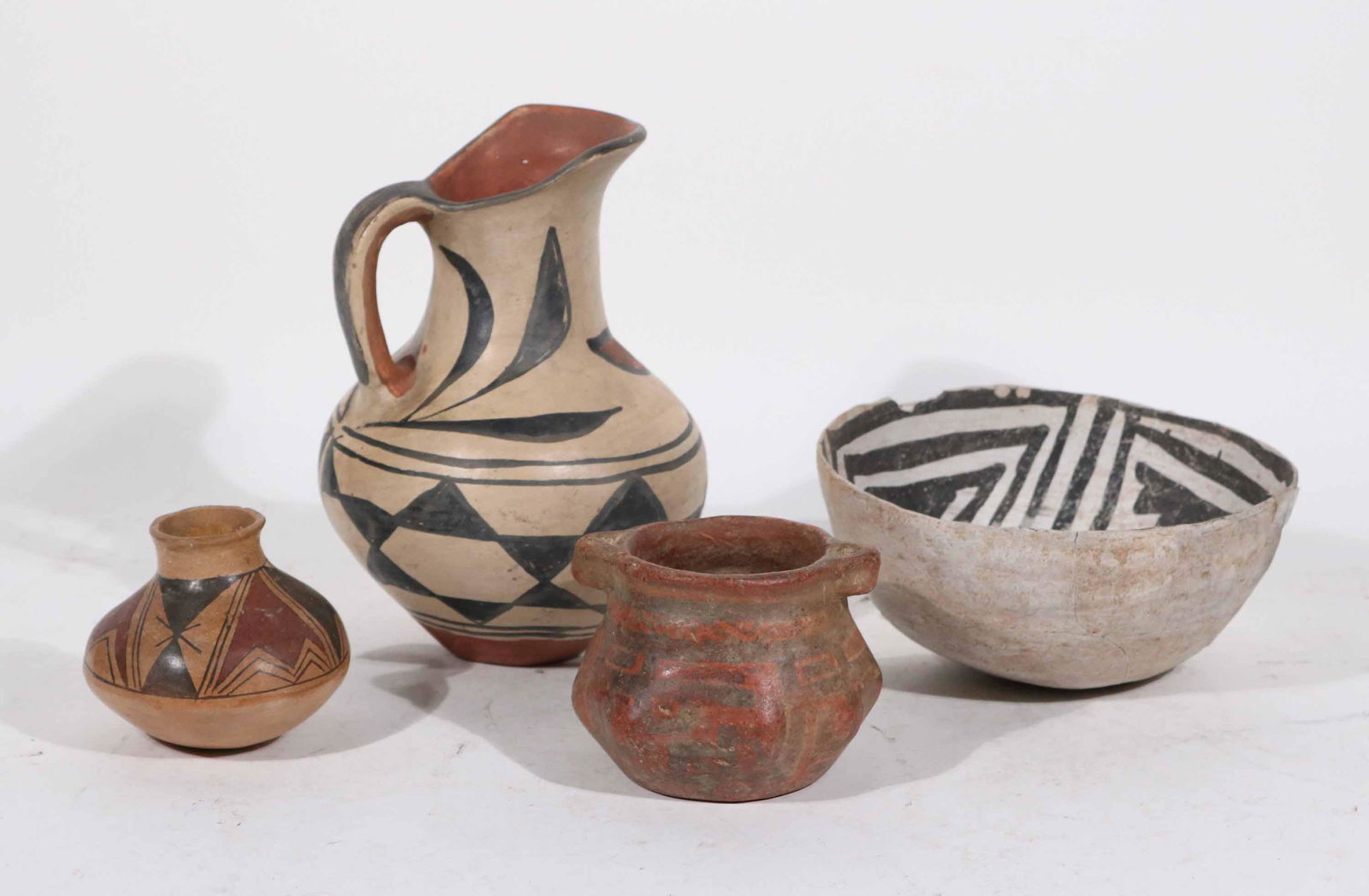 Four Southwestern Pottery Table Articles (1 of 6)