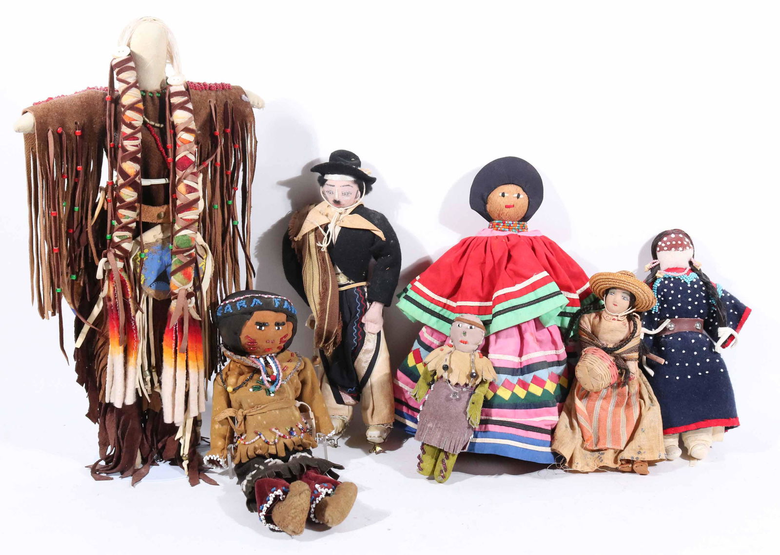 Seven Native American Dolls (1 of 5)
