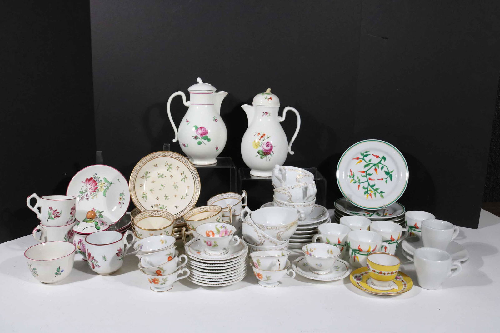 Large Group of Assorted Teacups and Saucers (1 of 14)