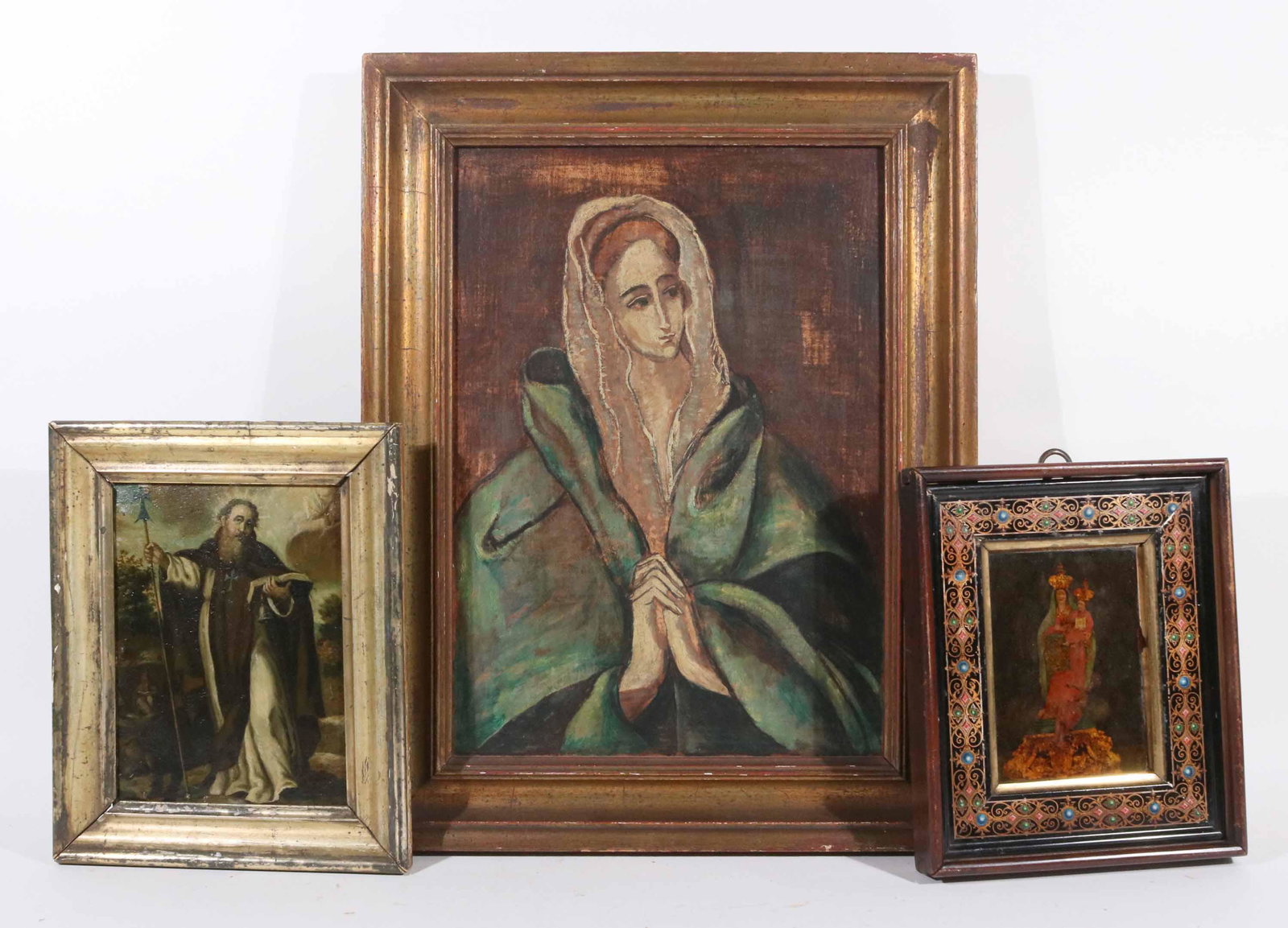 Three Paintings of Religious Figures (1 of 6)