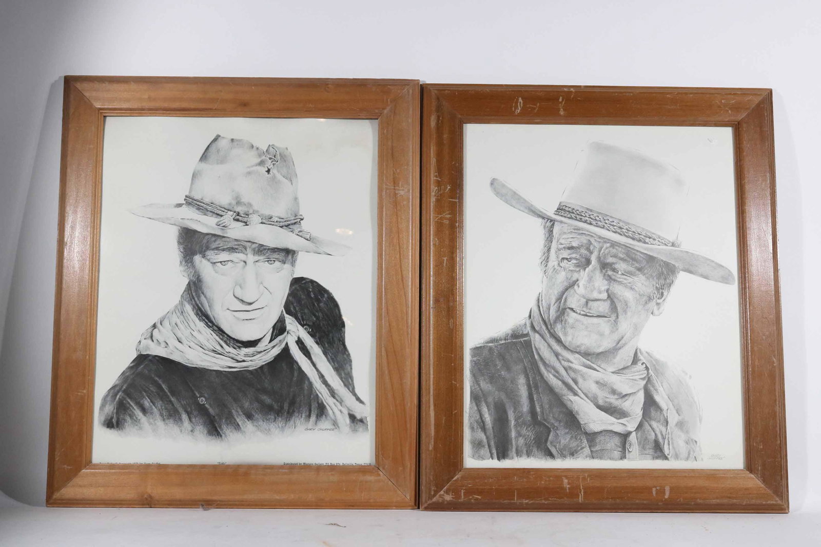 Two Framed John Wayne Prints (1 of 9)