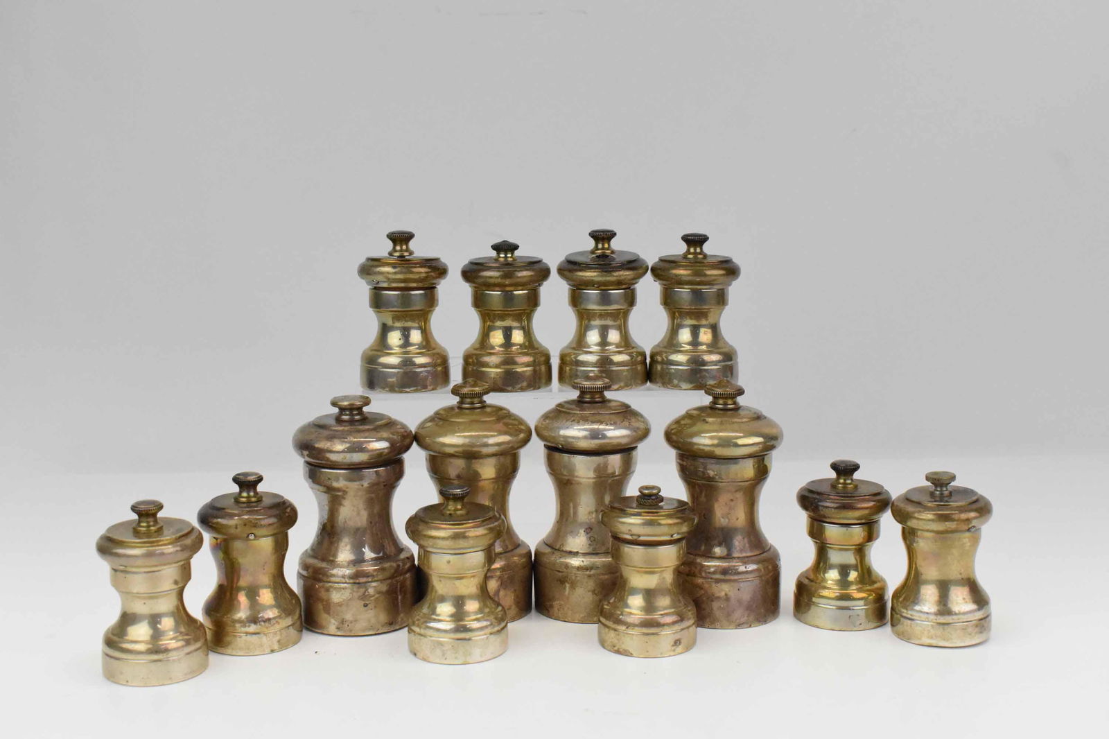 Group of Sterling Silver Pepper Mills (1 of 7)