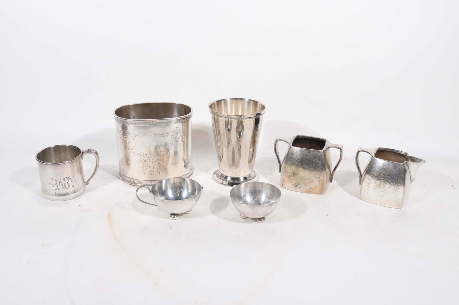 Two Mid Century Sets of Creamer and Sugars (1 of 11)