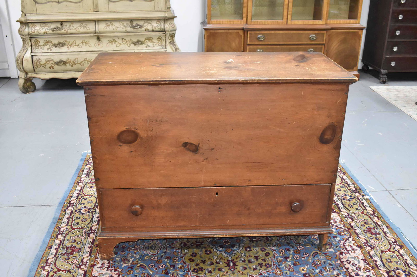 Antique Pine Blanket Chest (1 of 9)