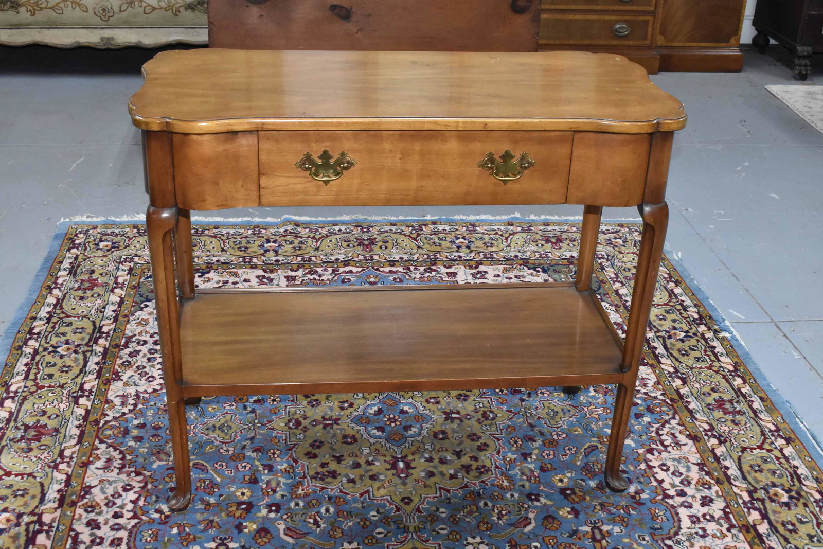 John Widdicomb Fruitwood Side Table (1 of 7)