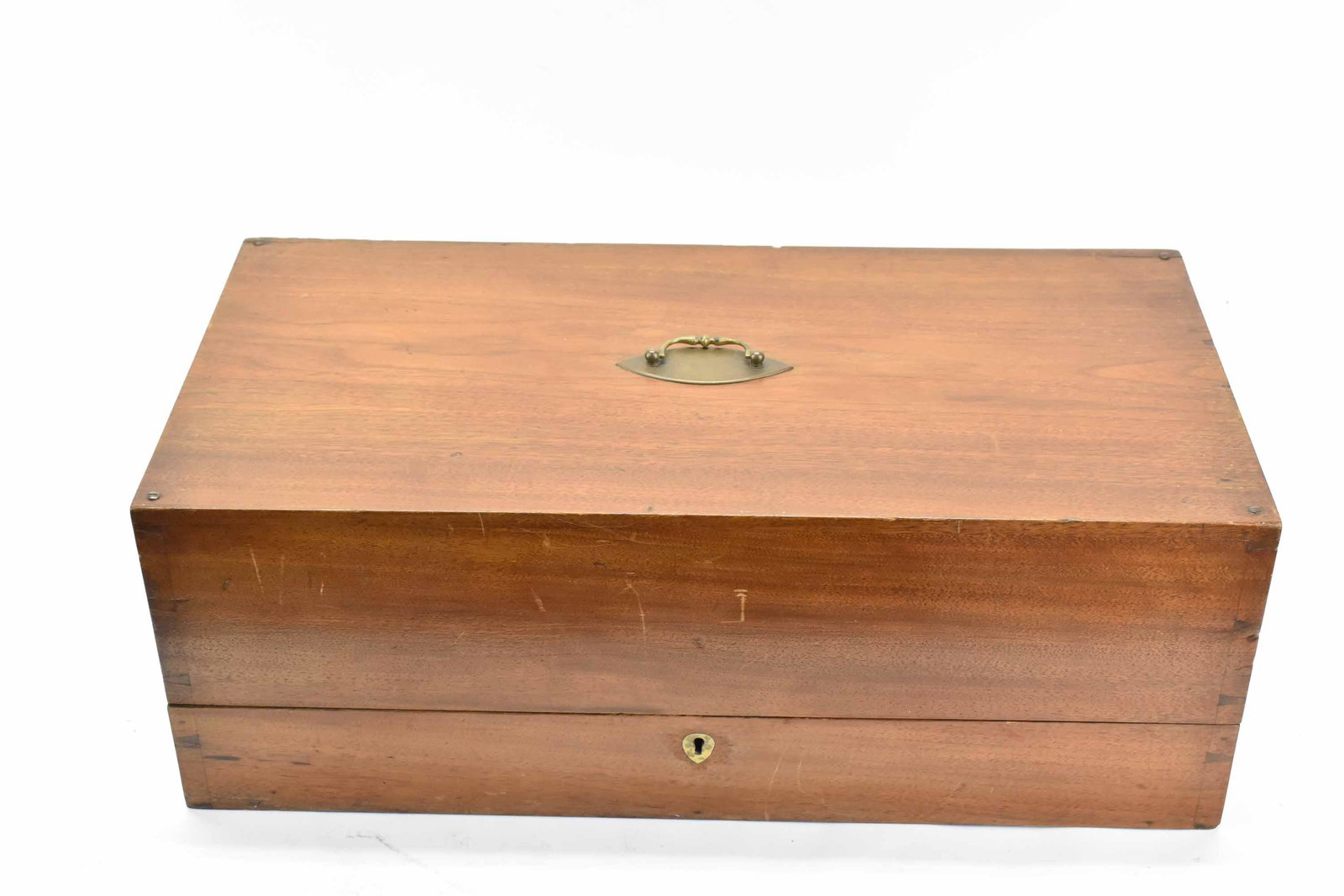 Antique Mahogany Document Box (1 of 4)