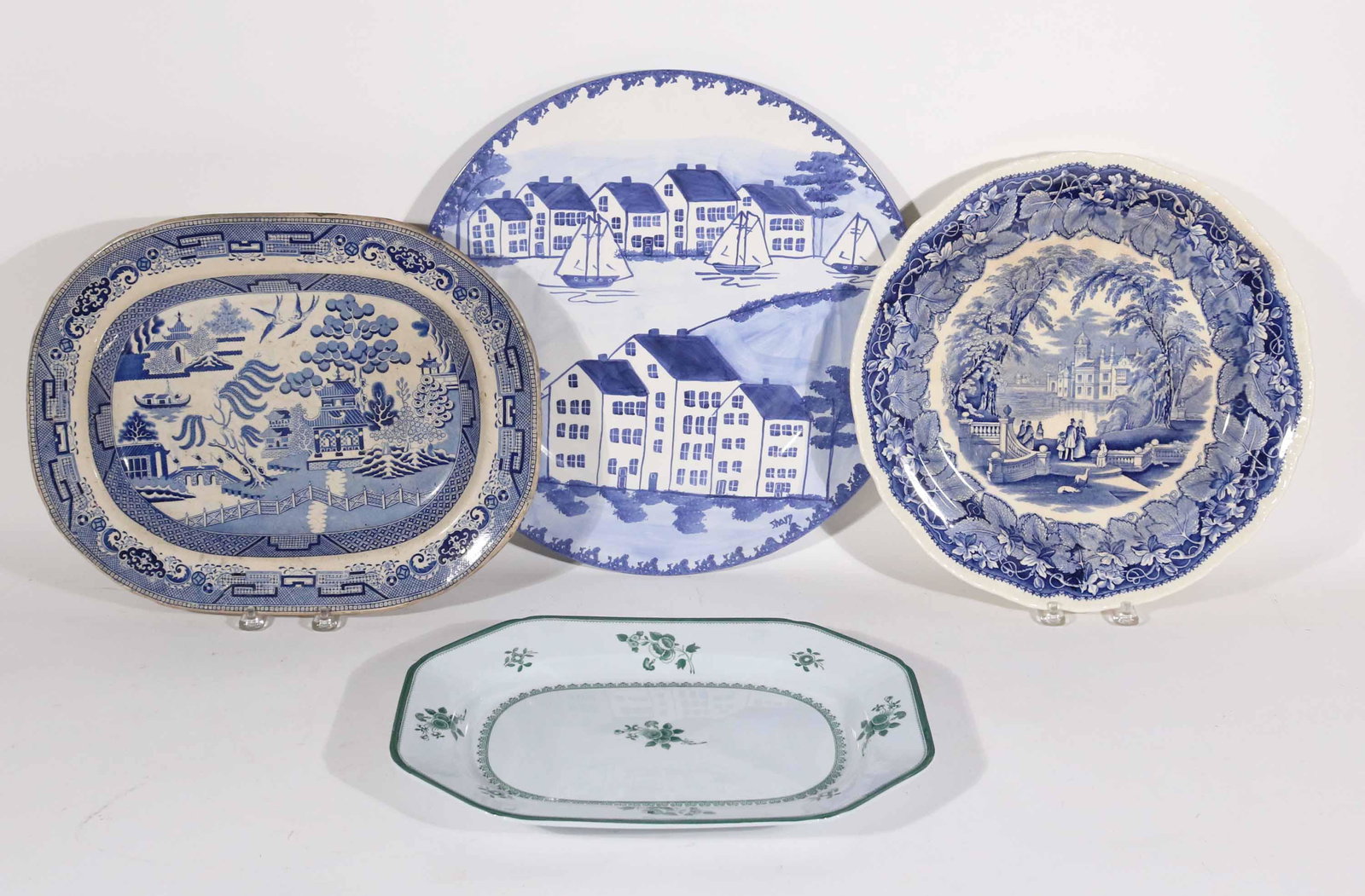 Mason's Transferware Ironstone Circular Platters (1 of 8)