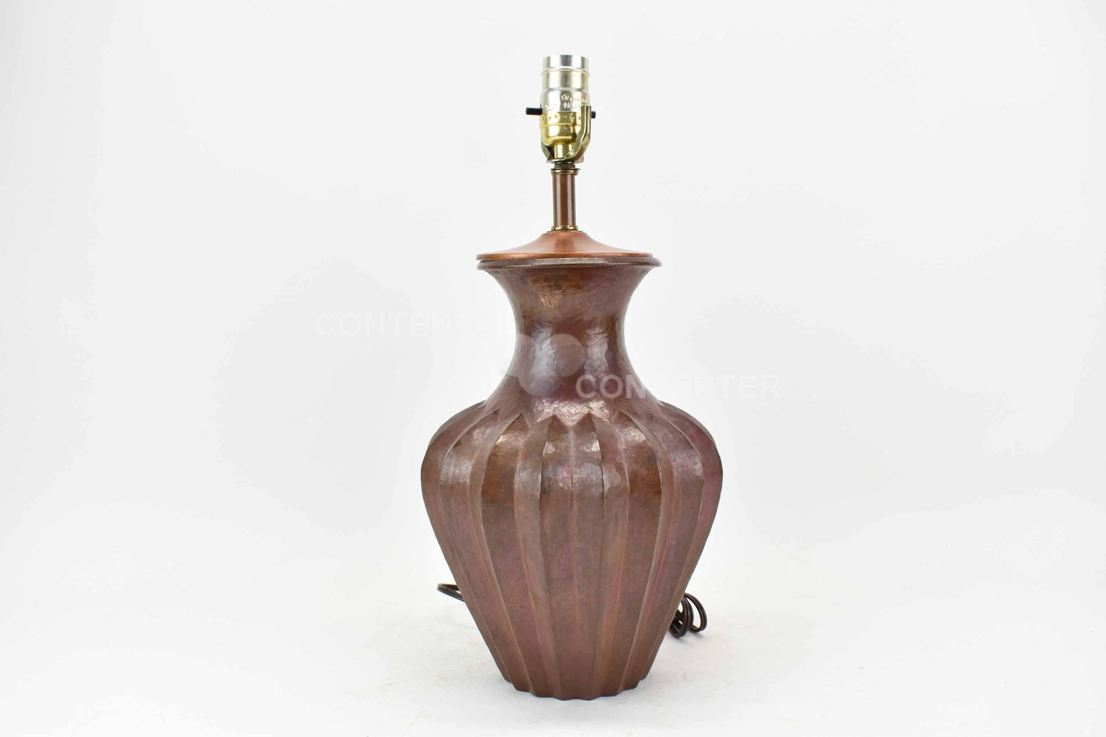 Hammered Copper Table Lamp (1 of 4)