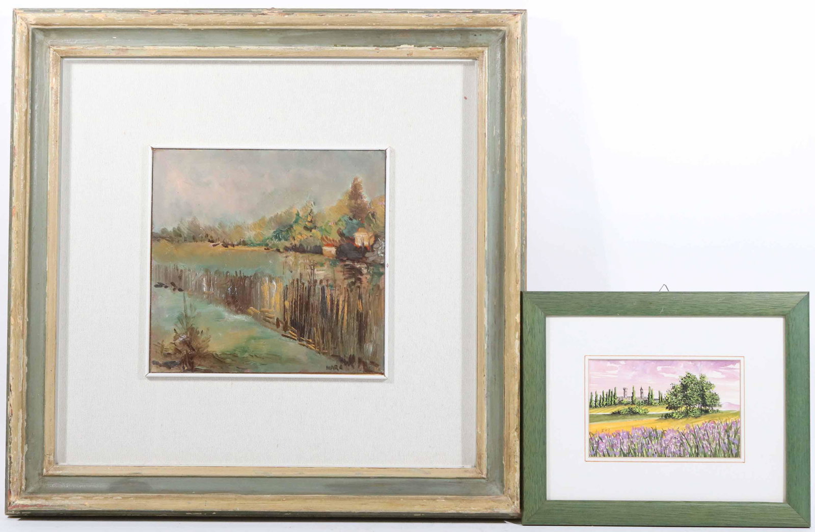 Oil on Board, Impressionistic Landscape (1 of 7)