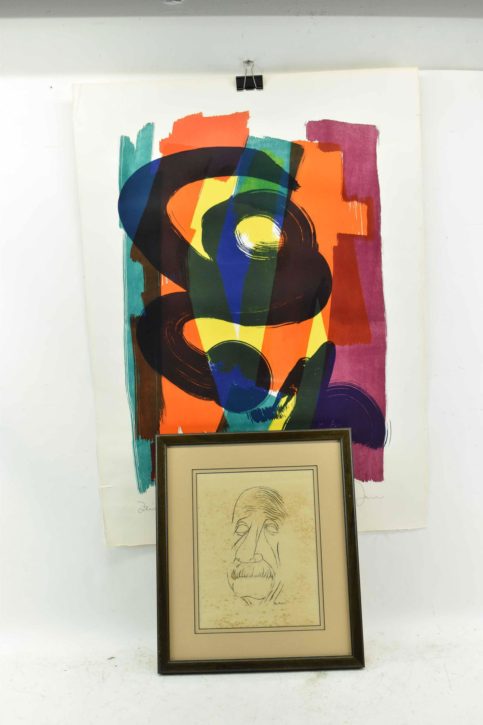 Modern Herbert Bauer Colored Lithograph (1 of 6)