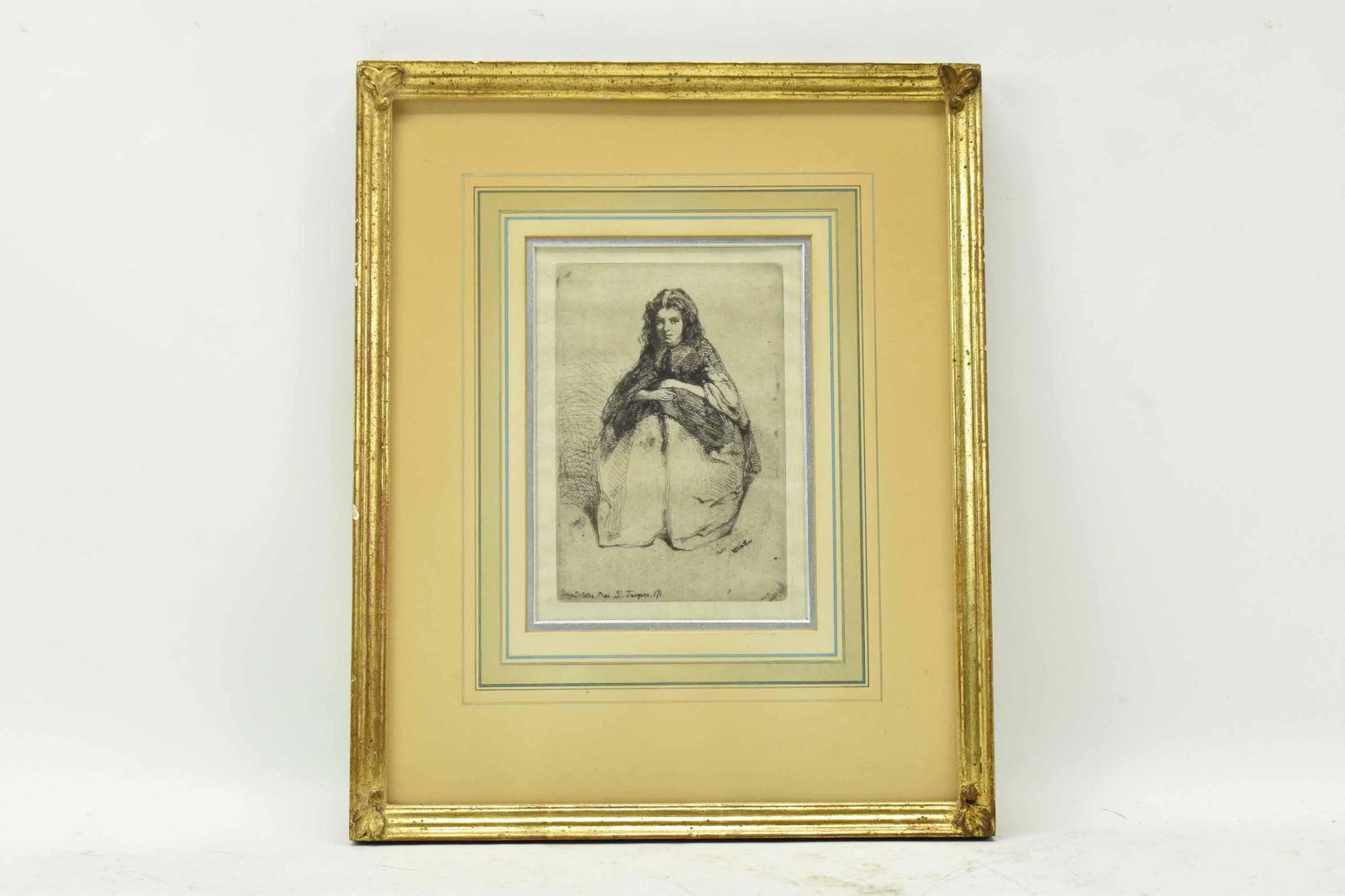 James Abbott McNeill Whistler Fumette Etching (1 of 6)