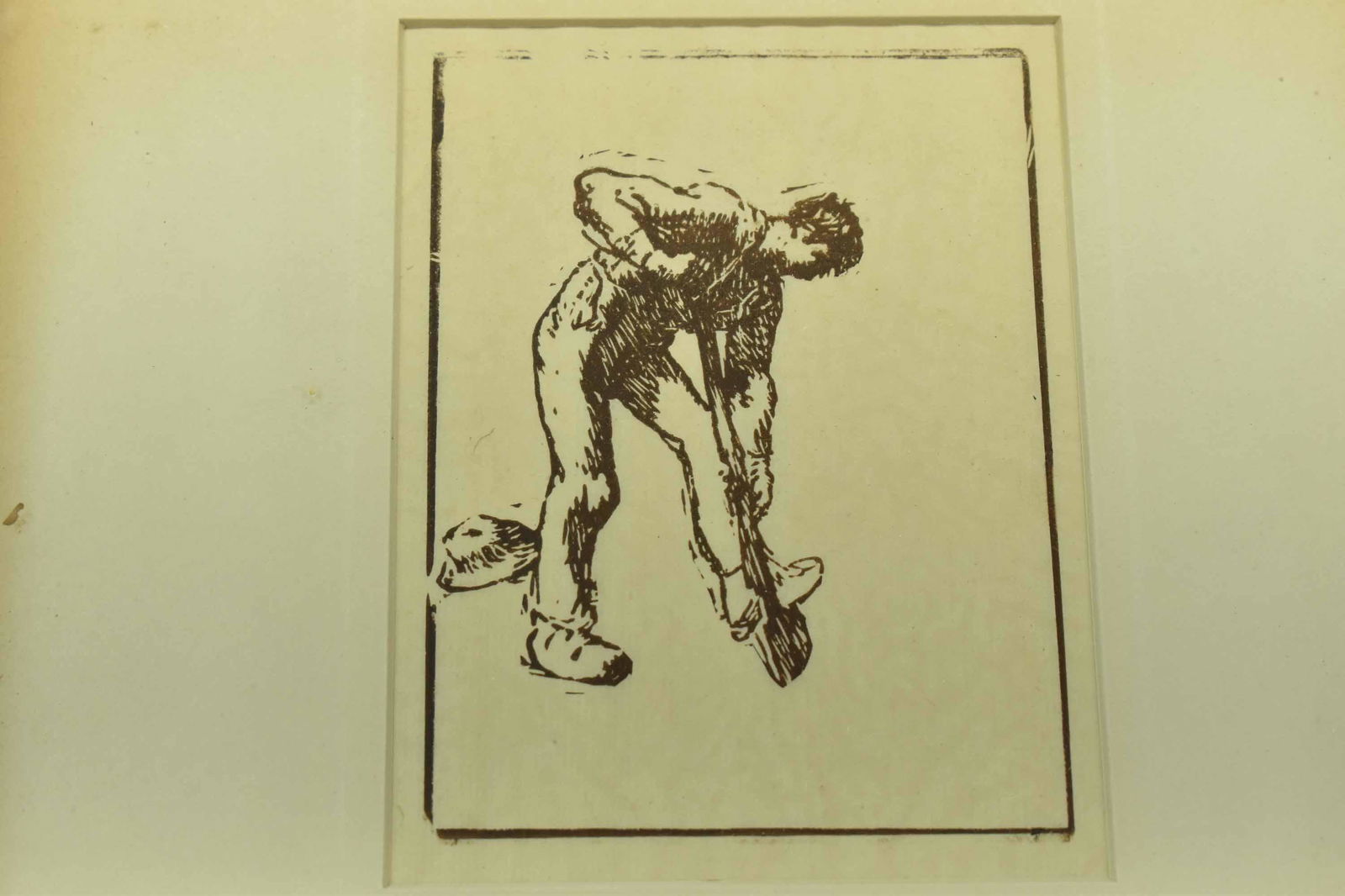 Jean-Francois Millet Woodcut Digger (1 of 7)
