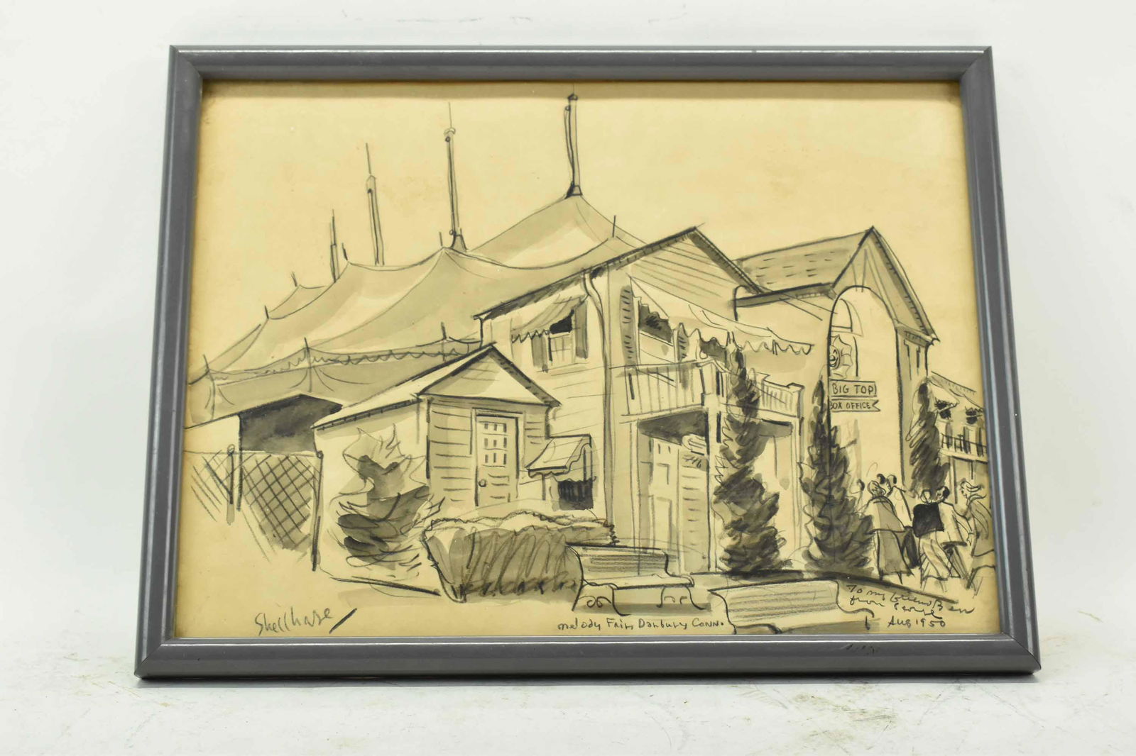 George Shellhase Drawing Melody Fair, Danbury CT (1 of 6)