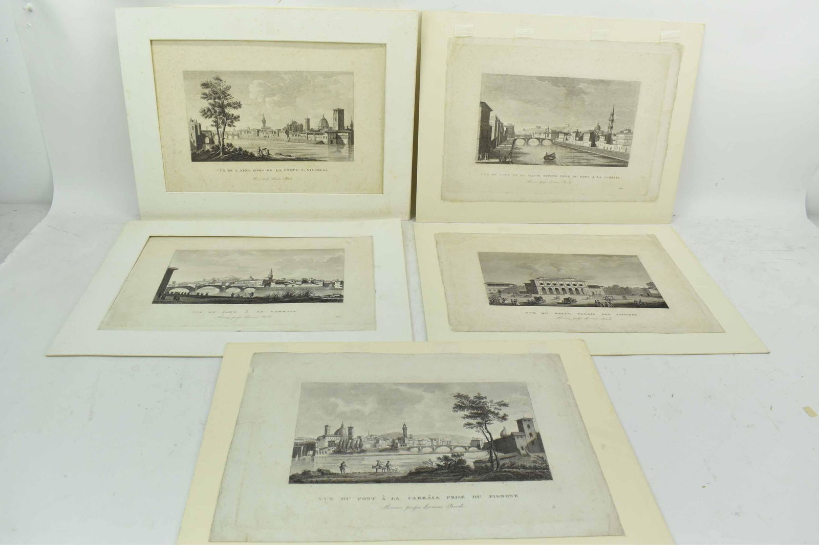 Five Lorenzo Bardi Engravings of Florence (1 of 6)
