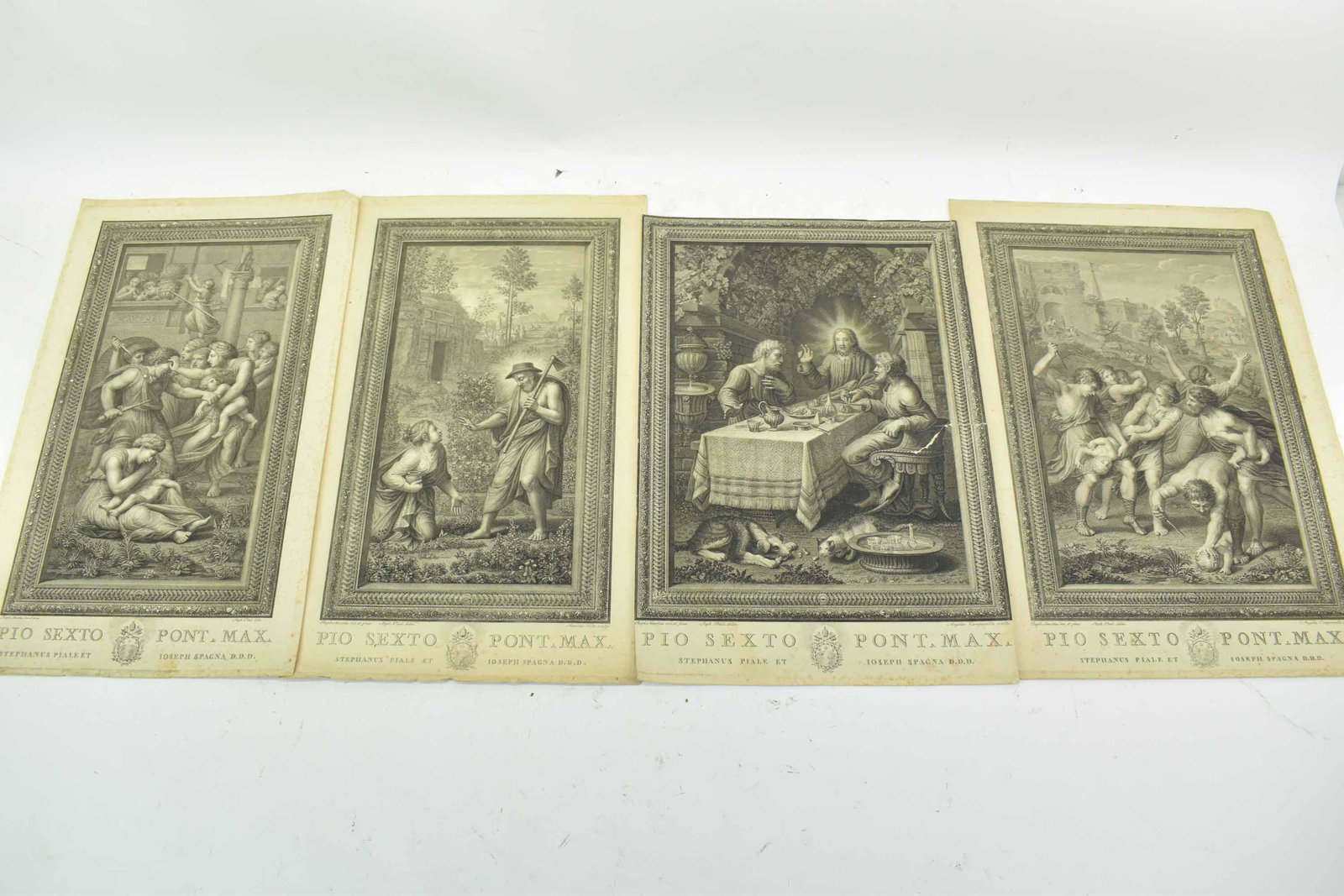 Four Antique Engravings Stefano Piale (1 of 10)