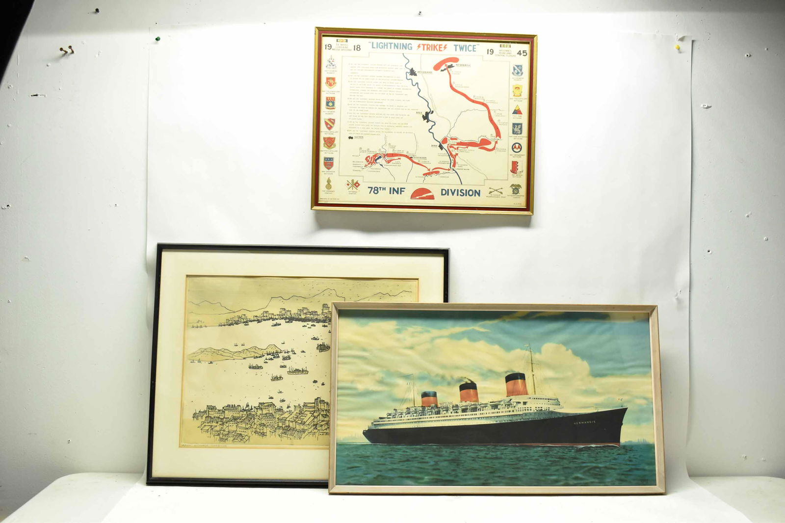 Victoria Harbour Etching Van Lau 1970 4/100 (1 of 15)