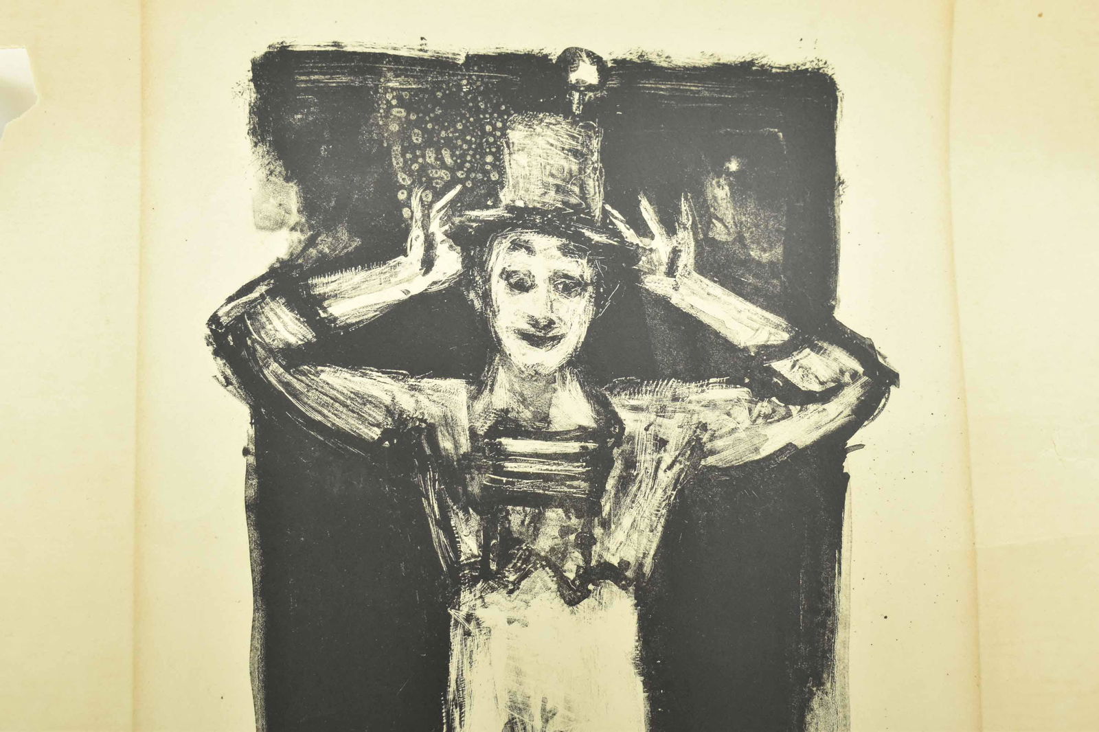 Arbit Blatas Lithograph Marcel Marceau (1 of 5)