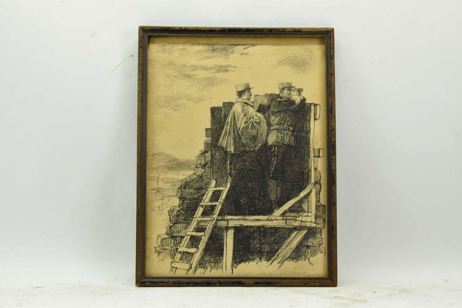 Charles Huard War Sketch Etching (1 of 6)