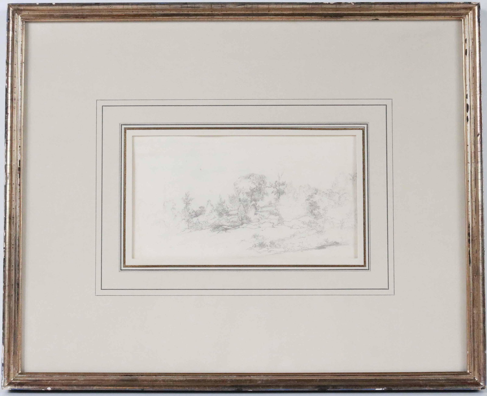 Pencil on Paper, Maples and Alders: Attributed to Martin Johnson Heade (1819-1904) Sight size: 8-3/4"h x 11-3/4"w Overall: 17-1/8"h x 21-1/8"w Provenance: Eaton Fine Art Inc., West Palm Beach, FL Spanierman Gallery, LLC, New York