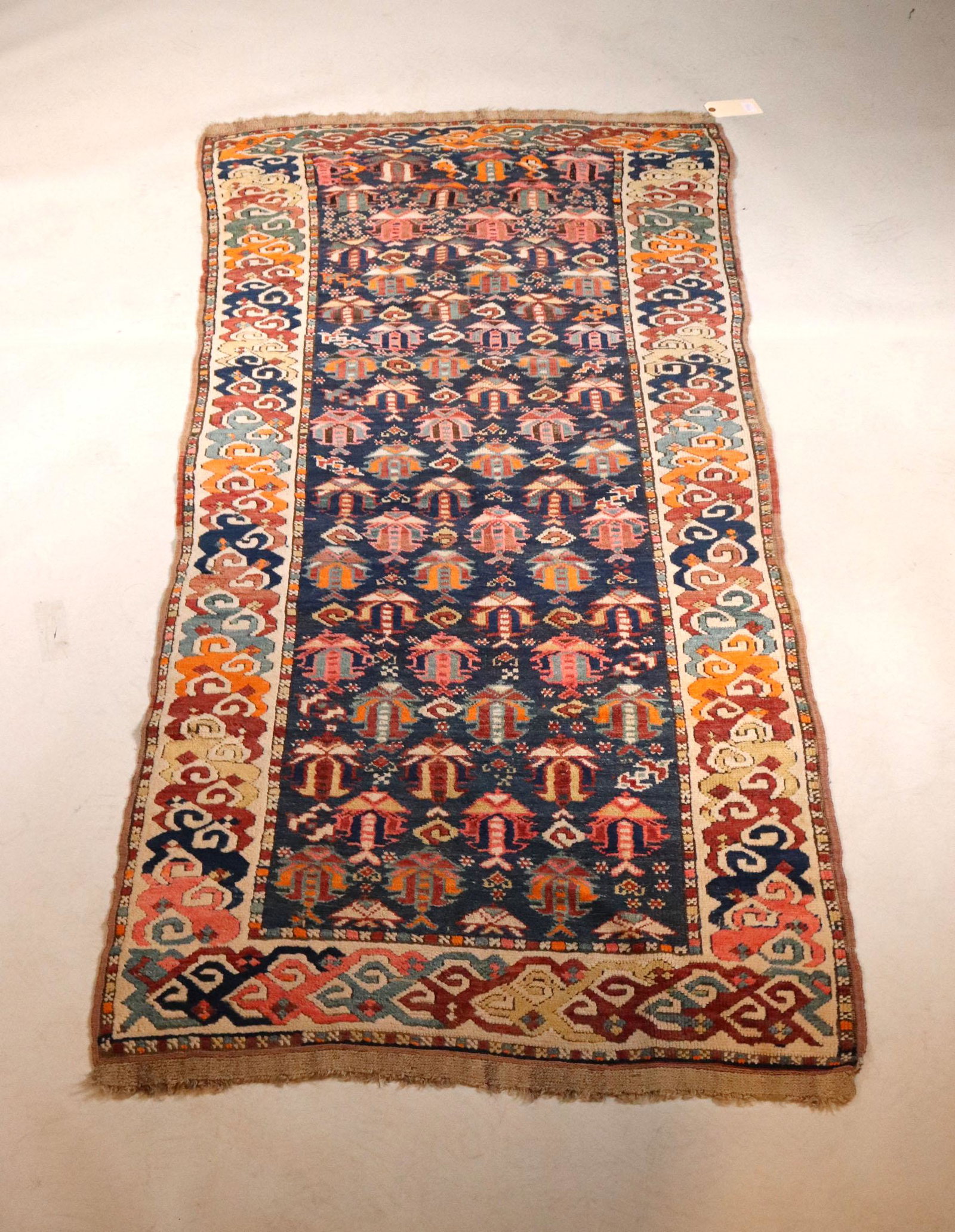 Shirvan Rug: East Caucasus, early 20th C. Apx. 89-1/2"l x 41-1/2"w Areas of minor wear Provenance: Property from the Estate of Robert K. Johnson of Maine and South Carolina