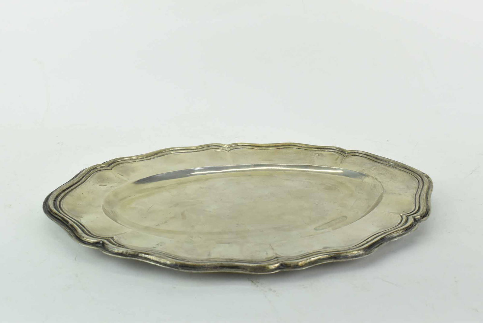 Continental 800 Silver Oval Serving Tray (1 of 5)