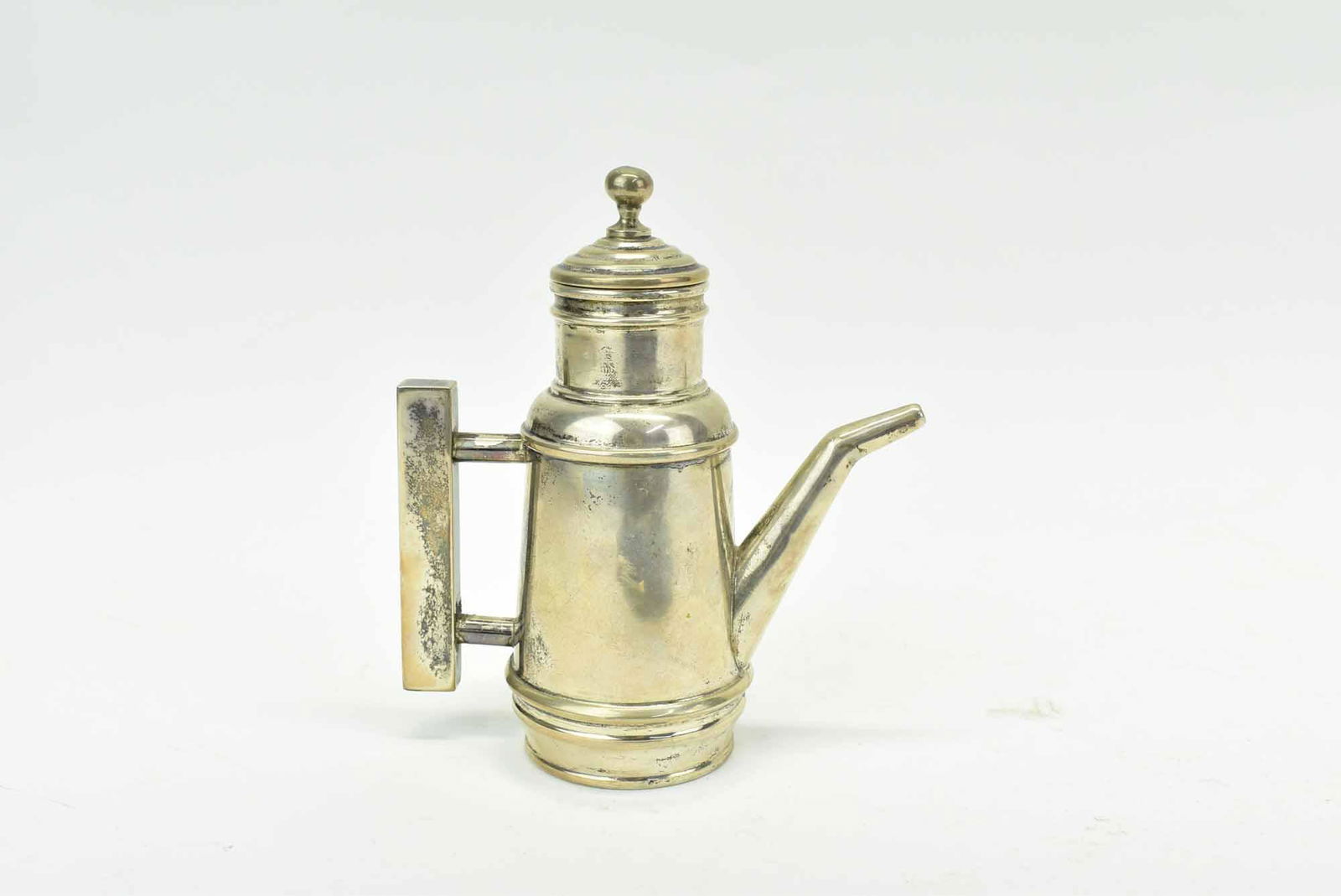 Italian 800 Silver Small Hot Water Pot (1 of 5)