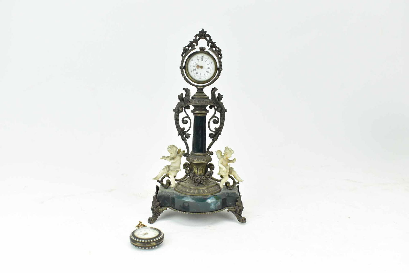 Antique Argent Dore Swiss Pocket Watch (1 of 12)