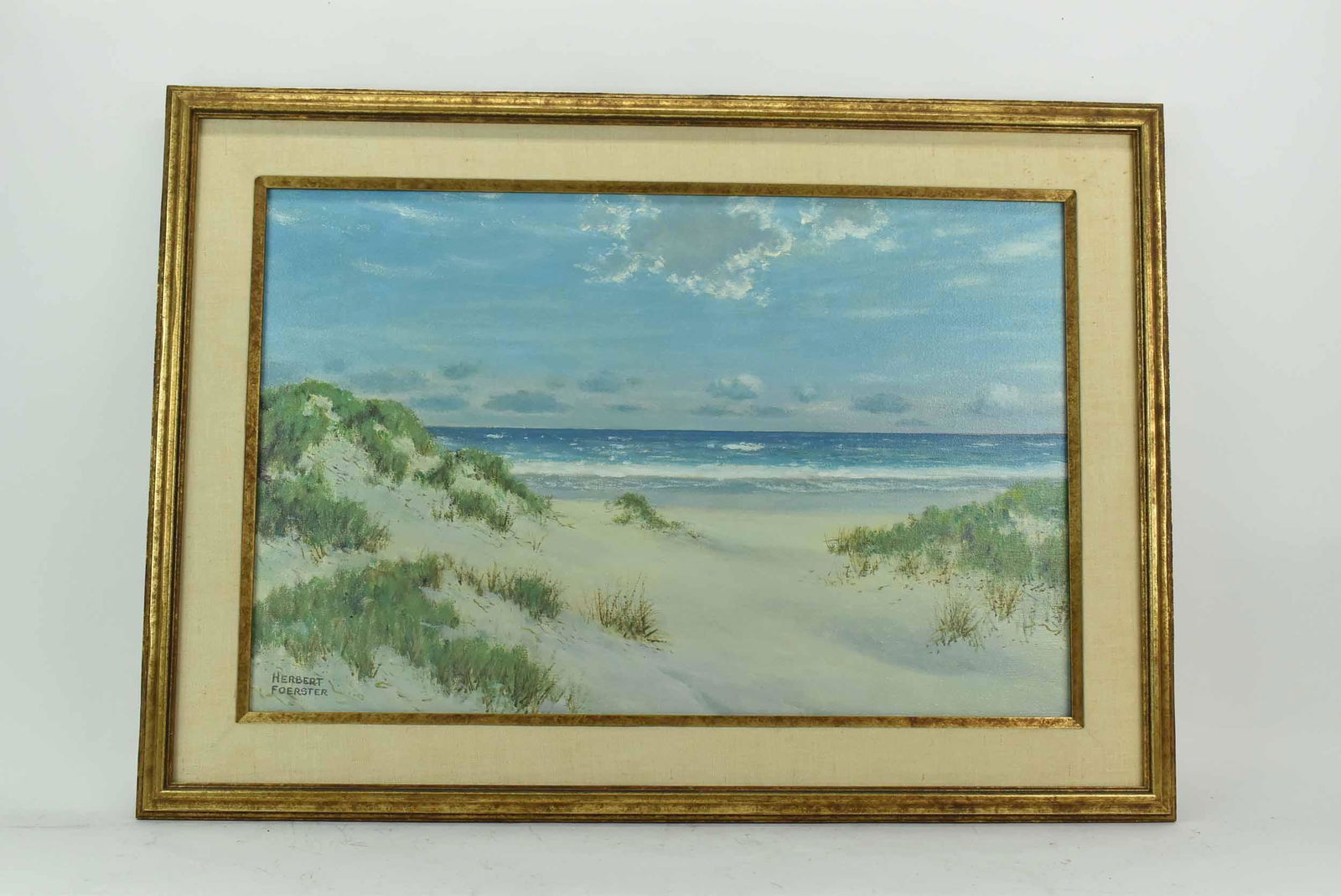 Herbert Foerster Oil on Canvas Seascape (1 of 8)