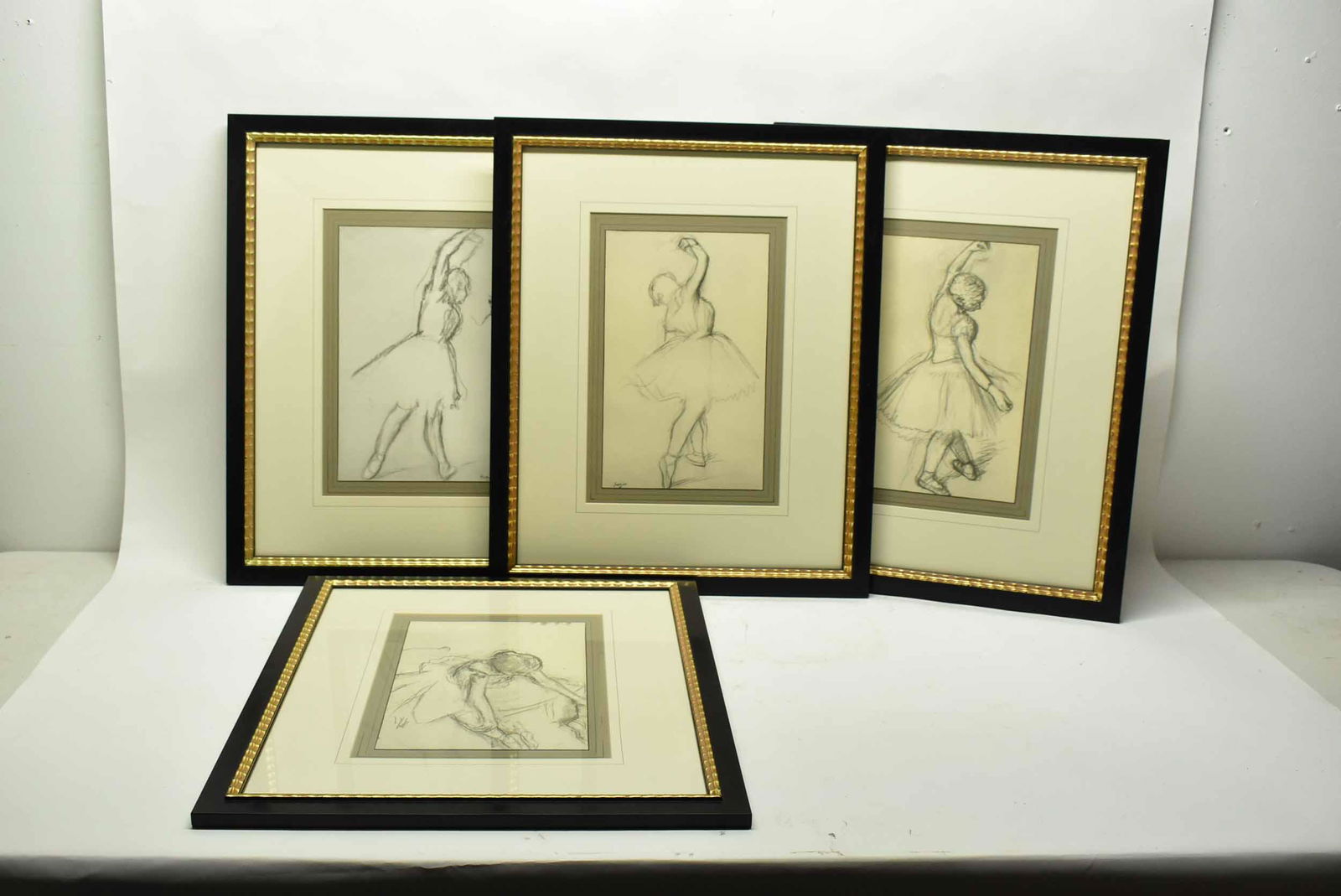 Set of Four Edgar Degas Framed Prints (1 of 9)