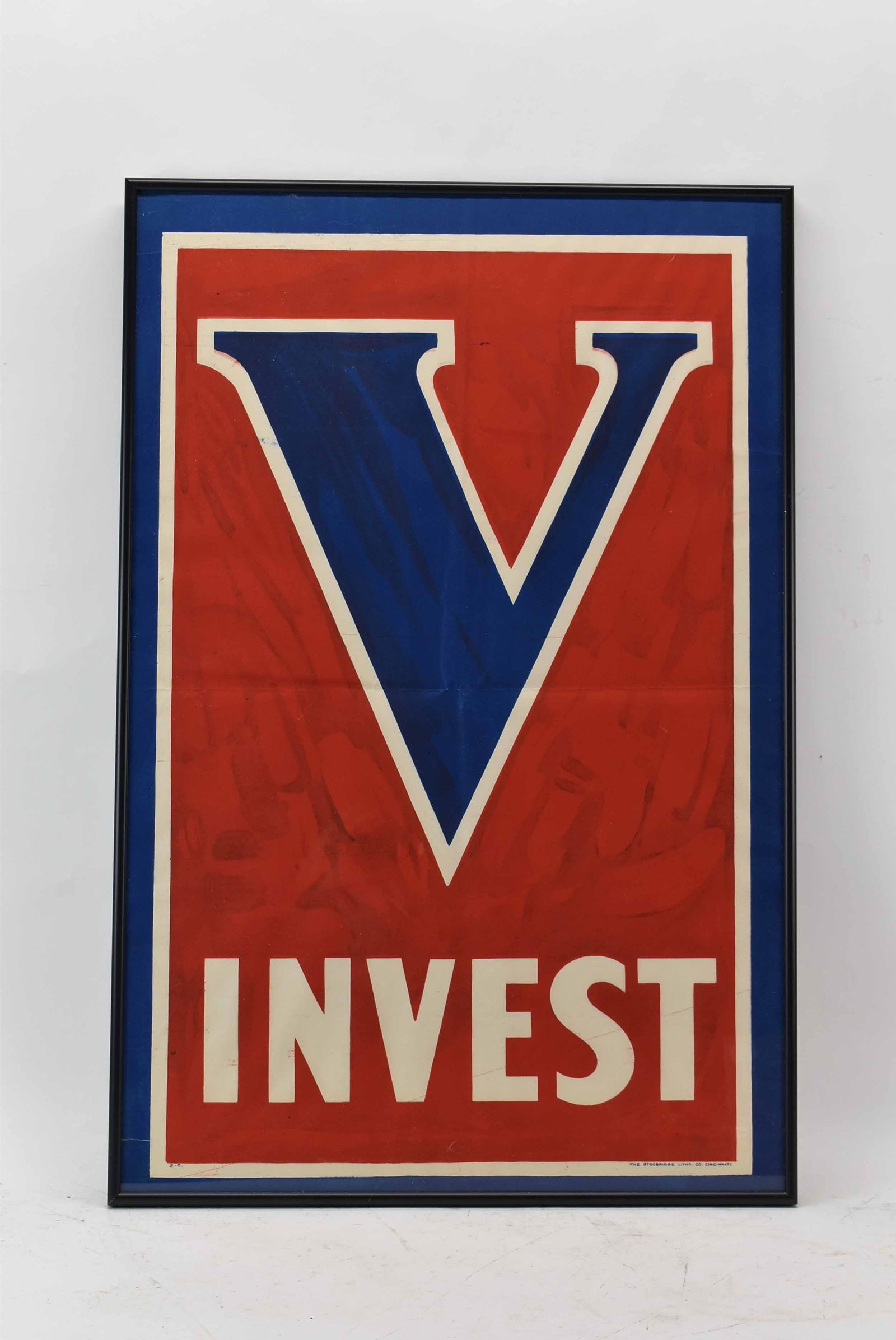 Strowbridge Lithograph Co Victory War Bond Poster (1 of 6)