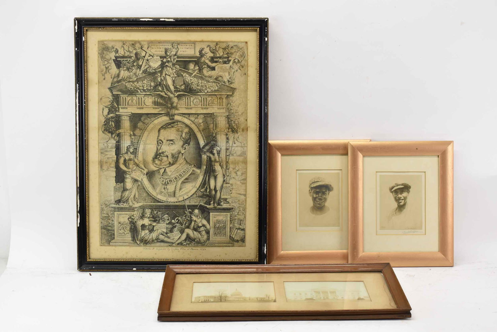 Enea Vico Engraving of Charles V (1 of 7)