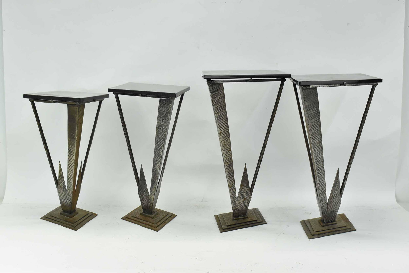 Four Vintage Art Deco Style Occasional Tables (1 of 6)