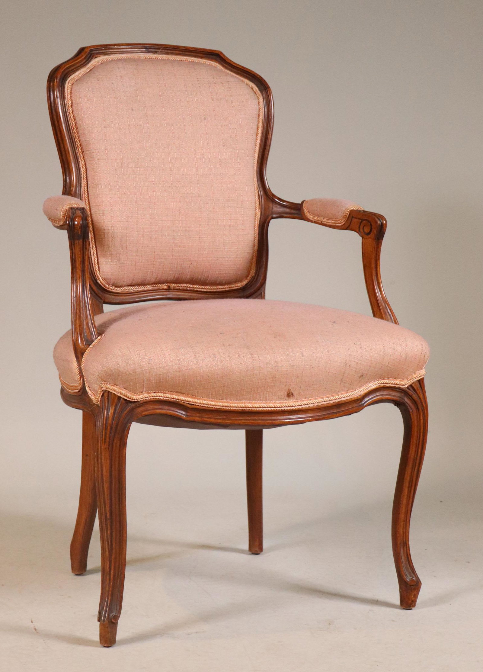Louis XV Style Walnut Fauteuil (1 of 6)