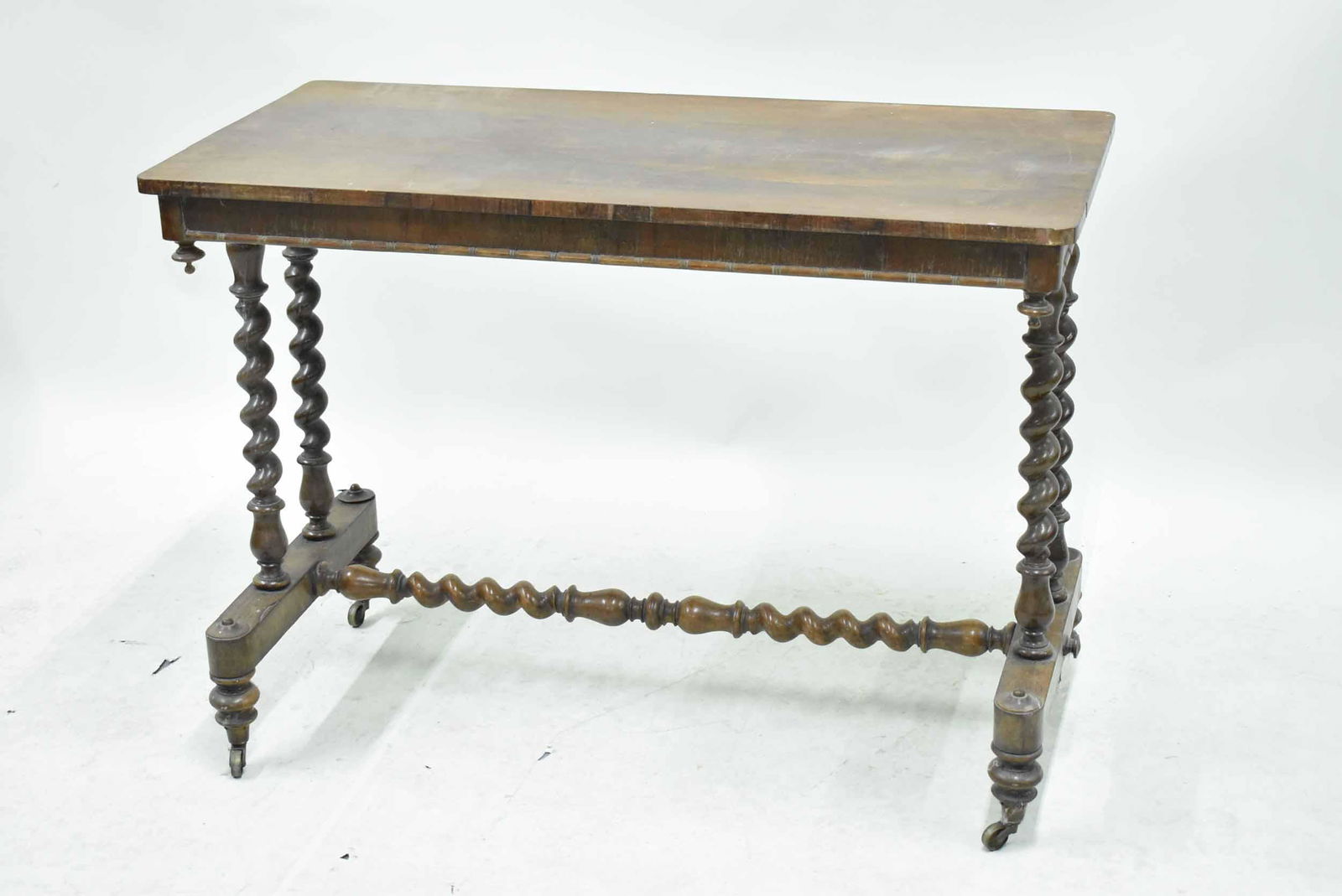 Walnut Barley Twist Console Table (1 of 7)